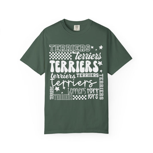 Terriers Repeated Comfort Colors Tee