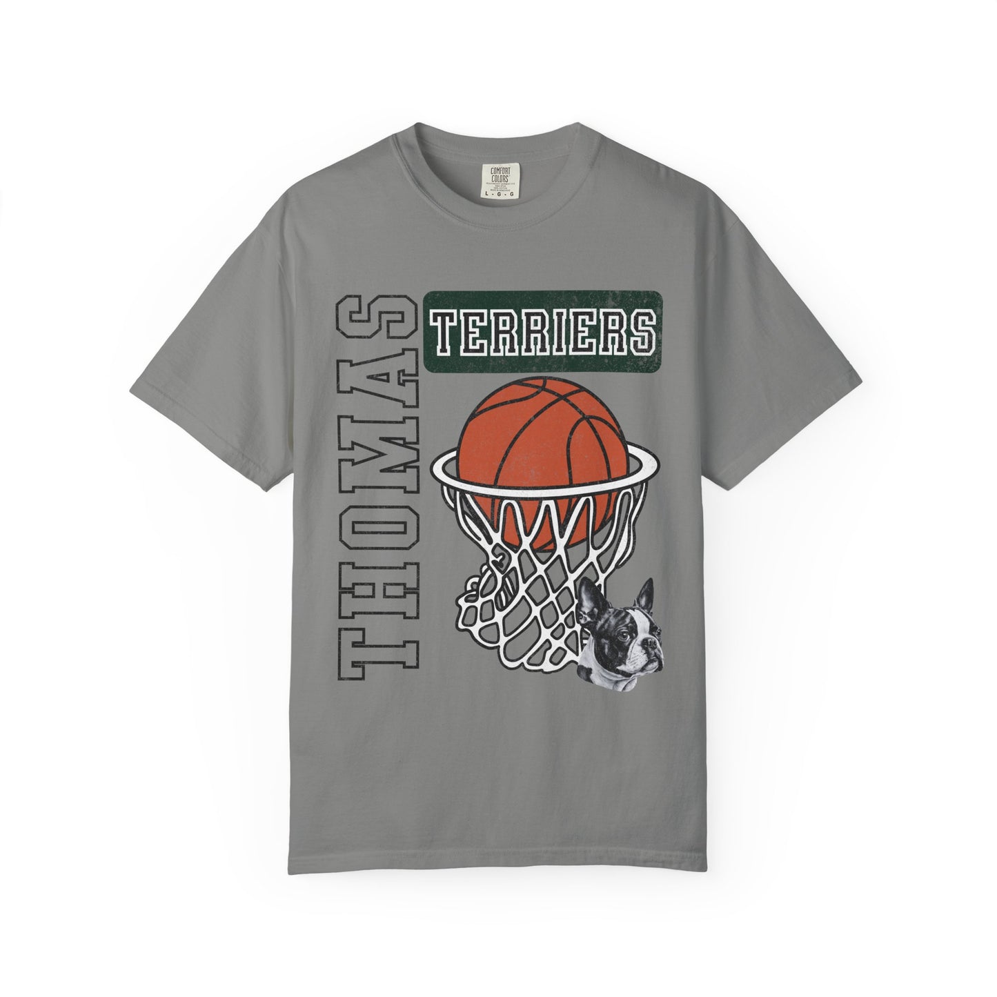 Thomas Old School Style Basketball Tee Comfort Colors
