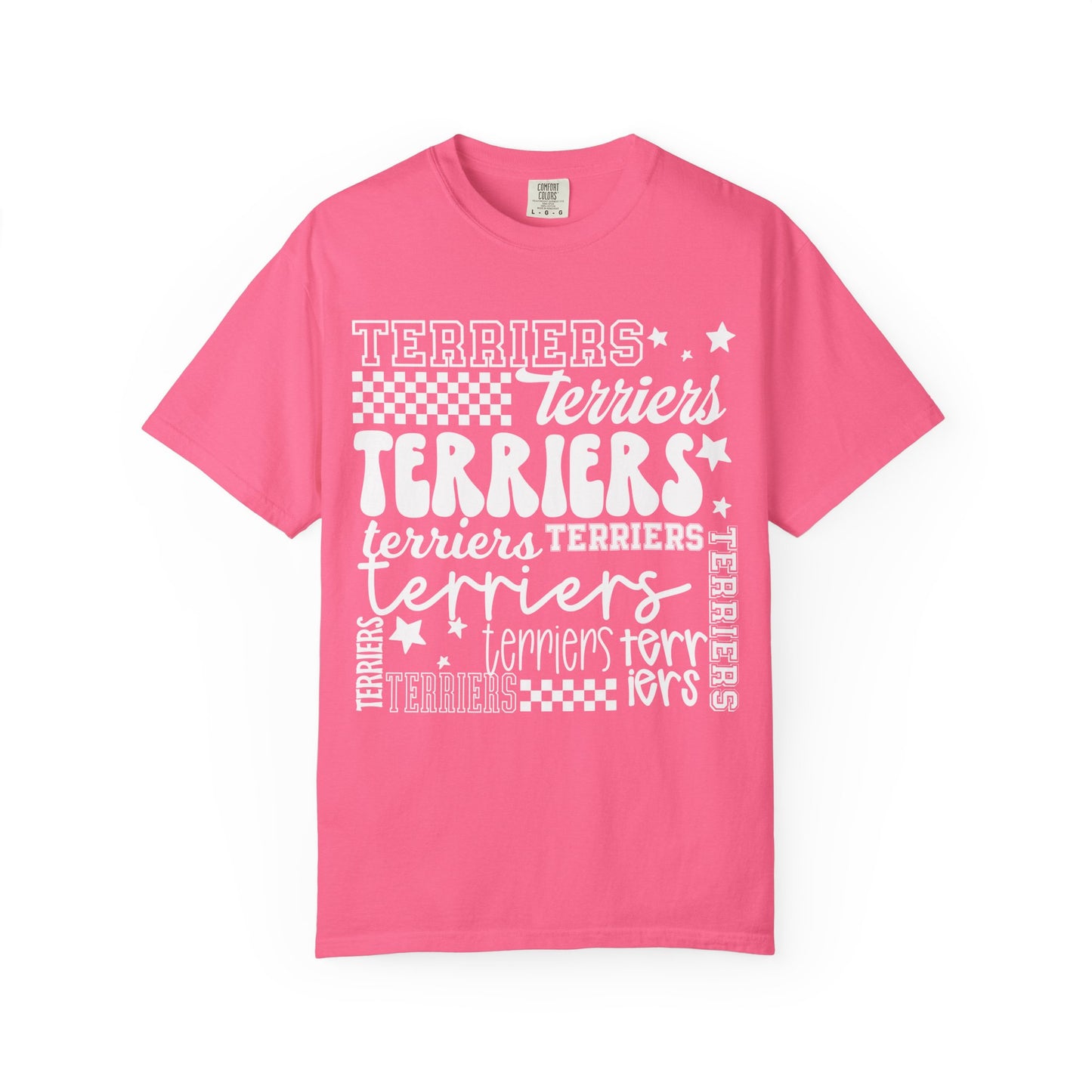 Terriers Repeated Comfort Colors Tee