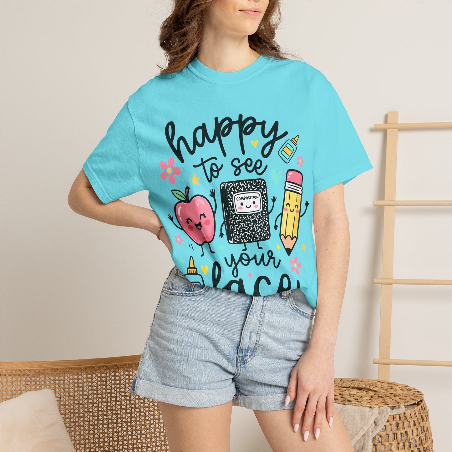 Happy to see your face version 2 comfort colors