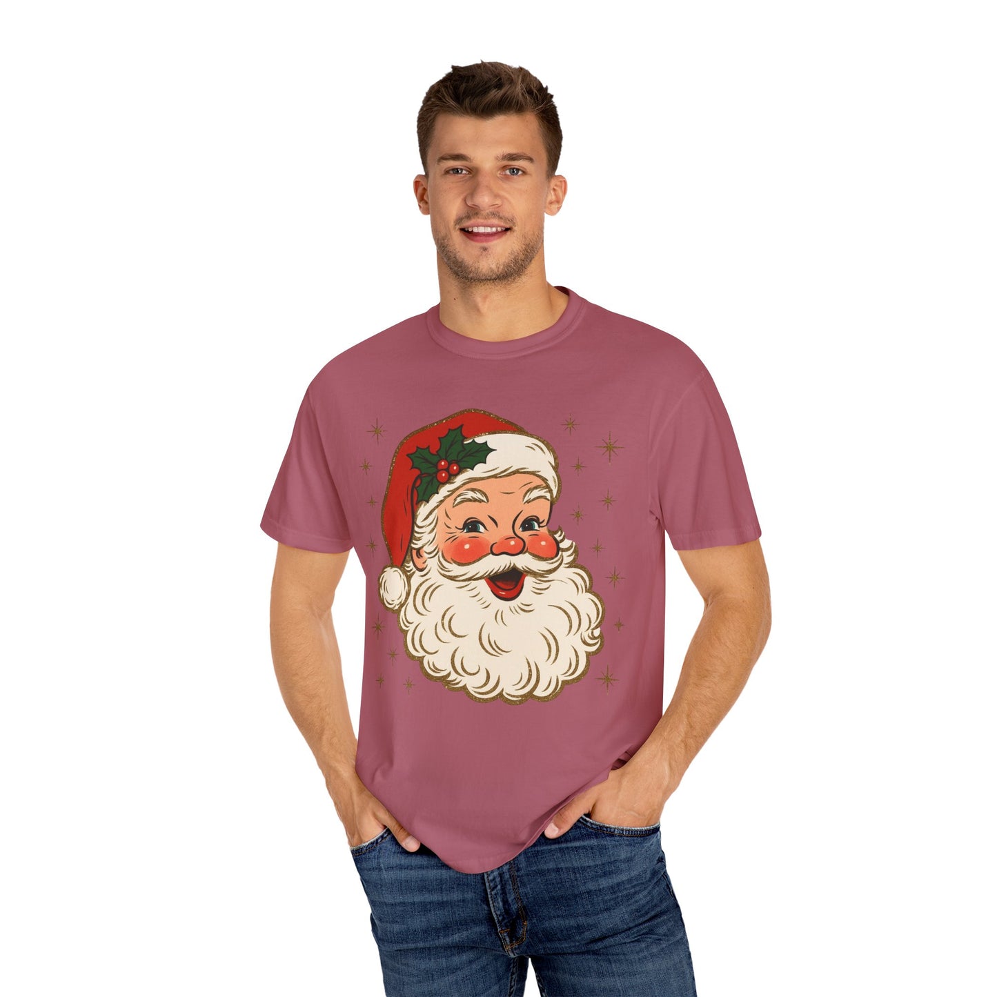 Retro Santa Comfort Colors Tee