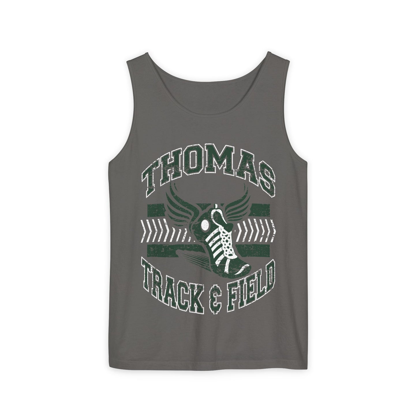 Thomas Track and Field Tank Top Comfort Colors Tee