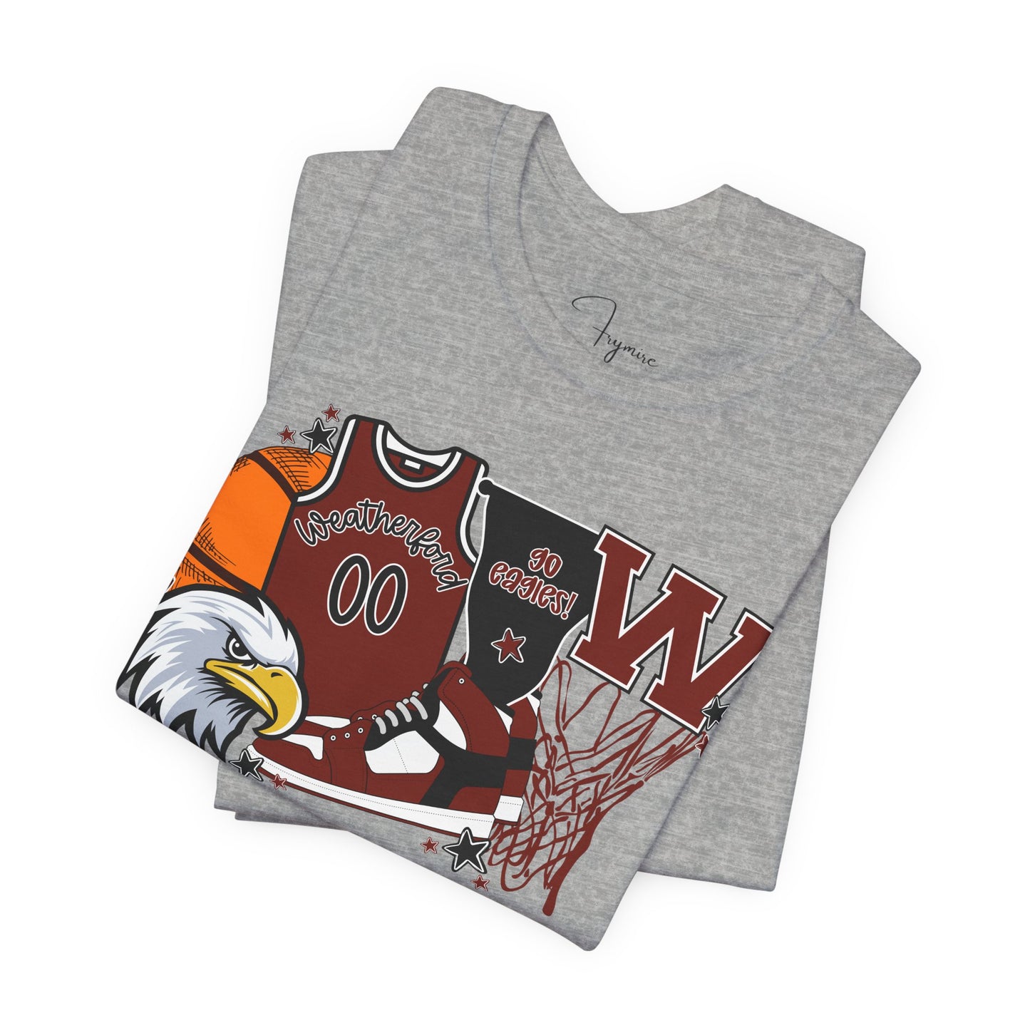 Limited Time Weatherford Eagles Custom Jersey Bella Canvas Tee