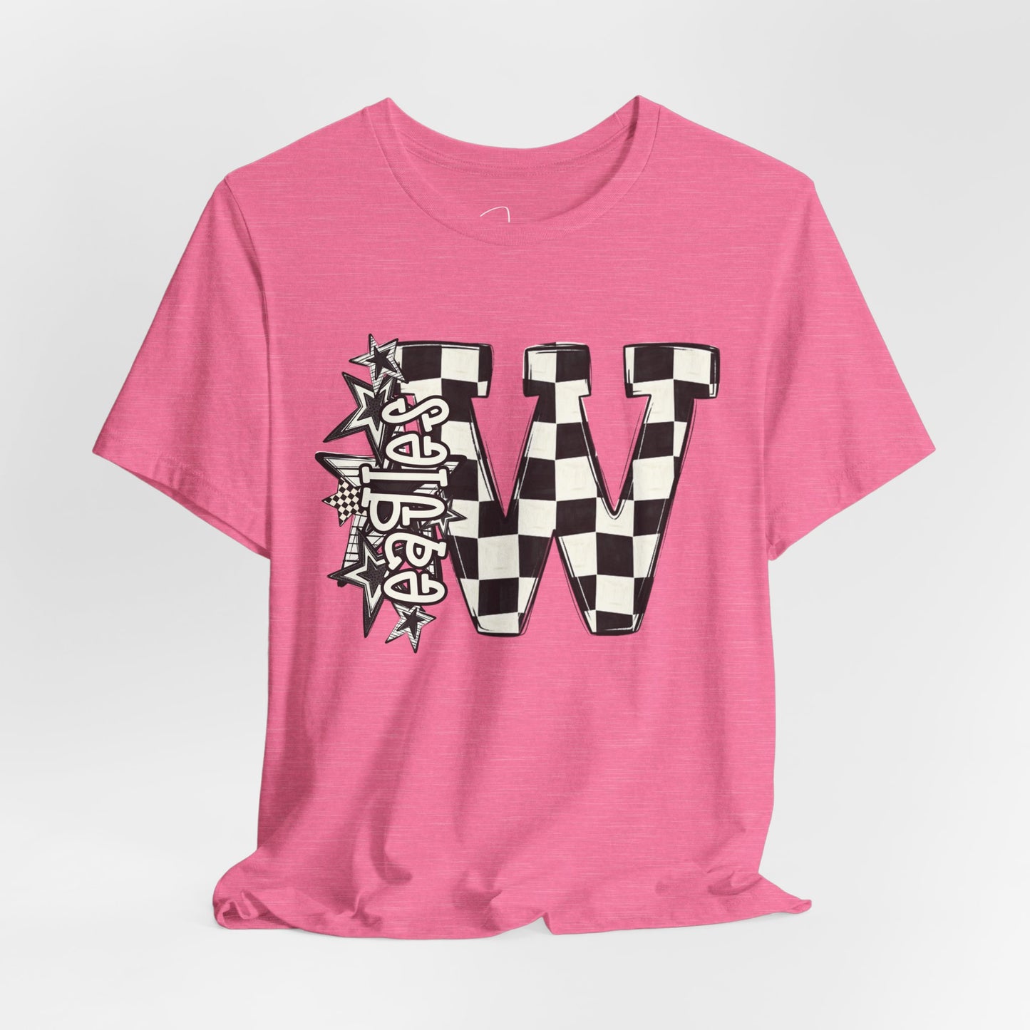 Checkered Weatherford Eagles Bella Canvas Tee
