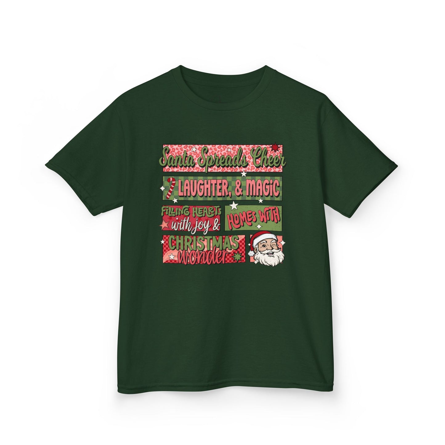 Santa Spreads Cheer Youth Tee