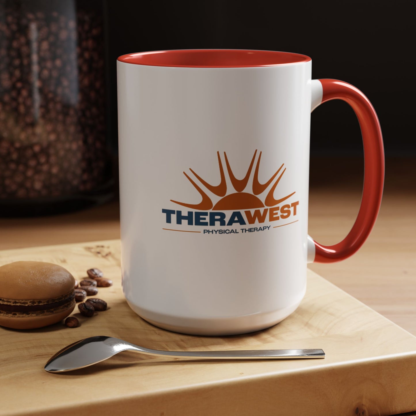 Colorful Handle TheraWest mug 11oz or 15 oz