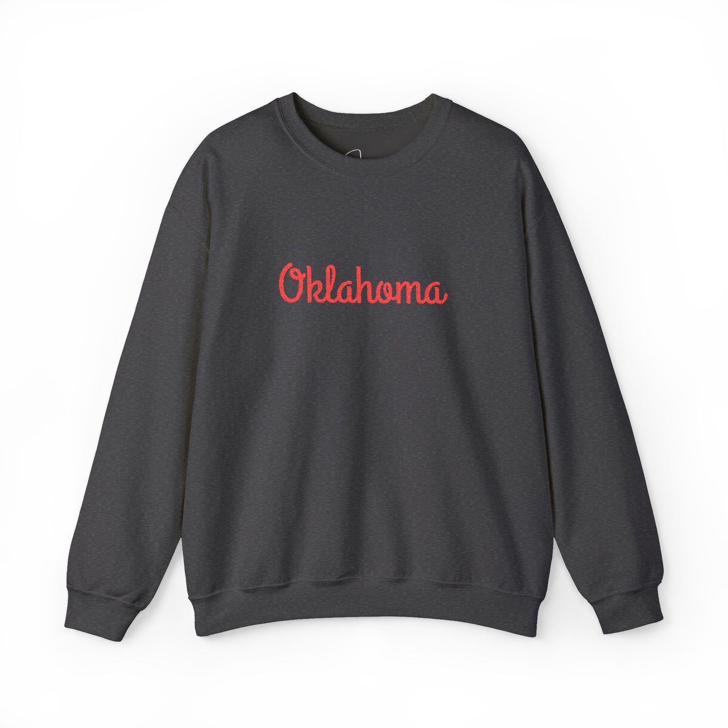 Oklahoma Embroidery Heavy Blend™ Crewneck Sweatshirt