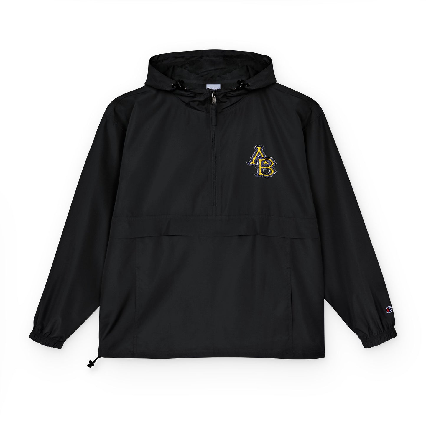 Champion Embroidered Unisex Packable Anorak Jacket AB logo