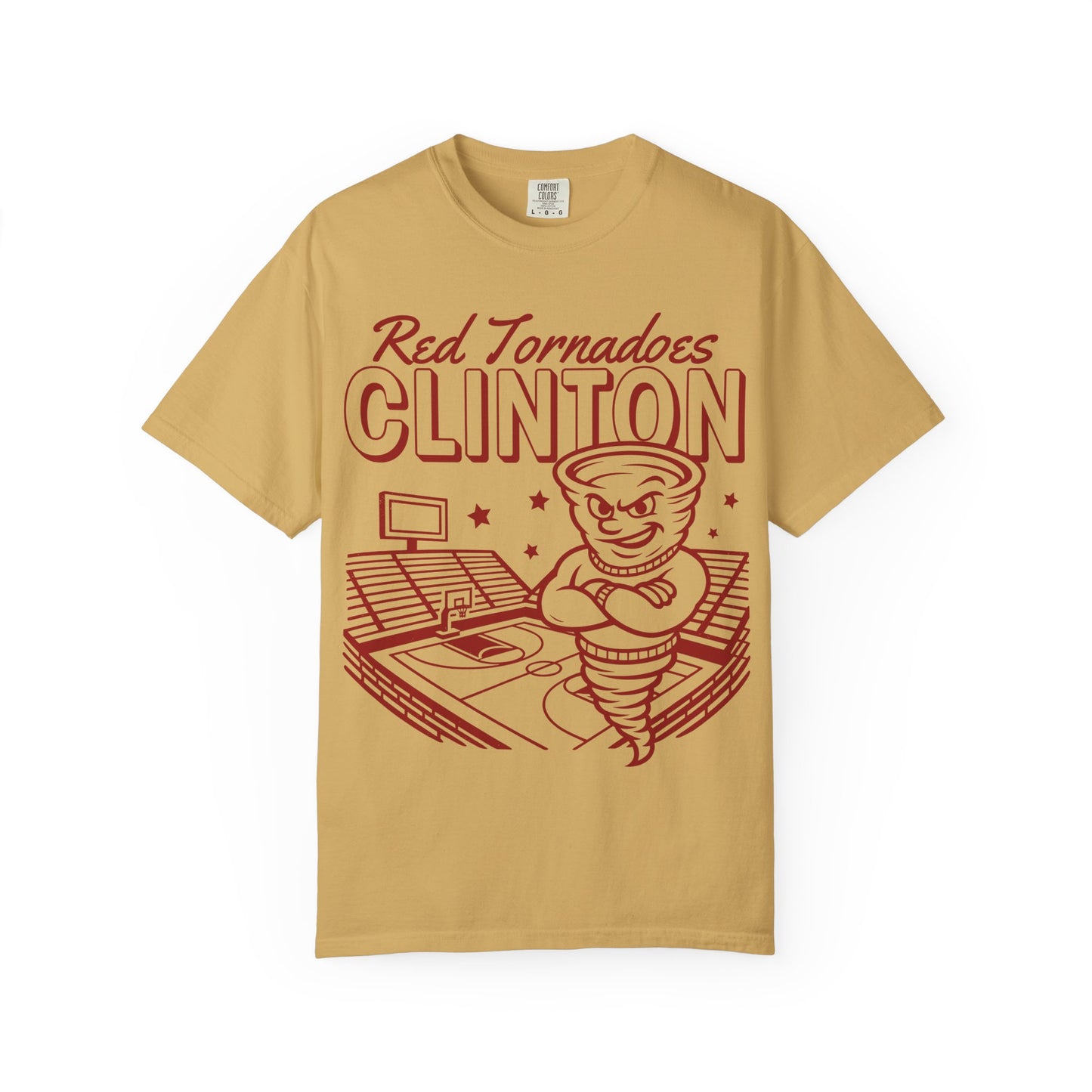 Clinton Red Tornadoes Basketball Tee