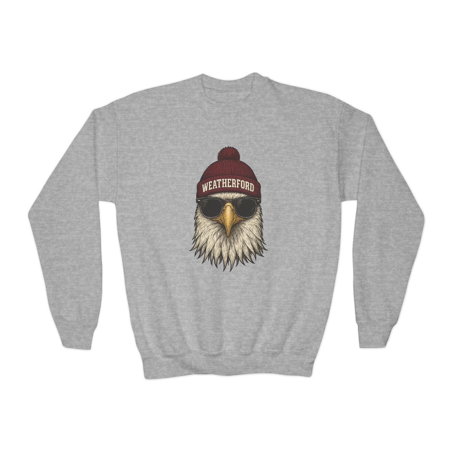 Youth Eagle w/ Beanie crewneck