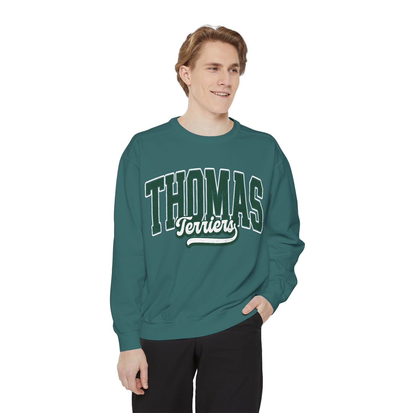 Retro heavy weight comfort colors sweatshirt Thomas