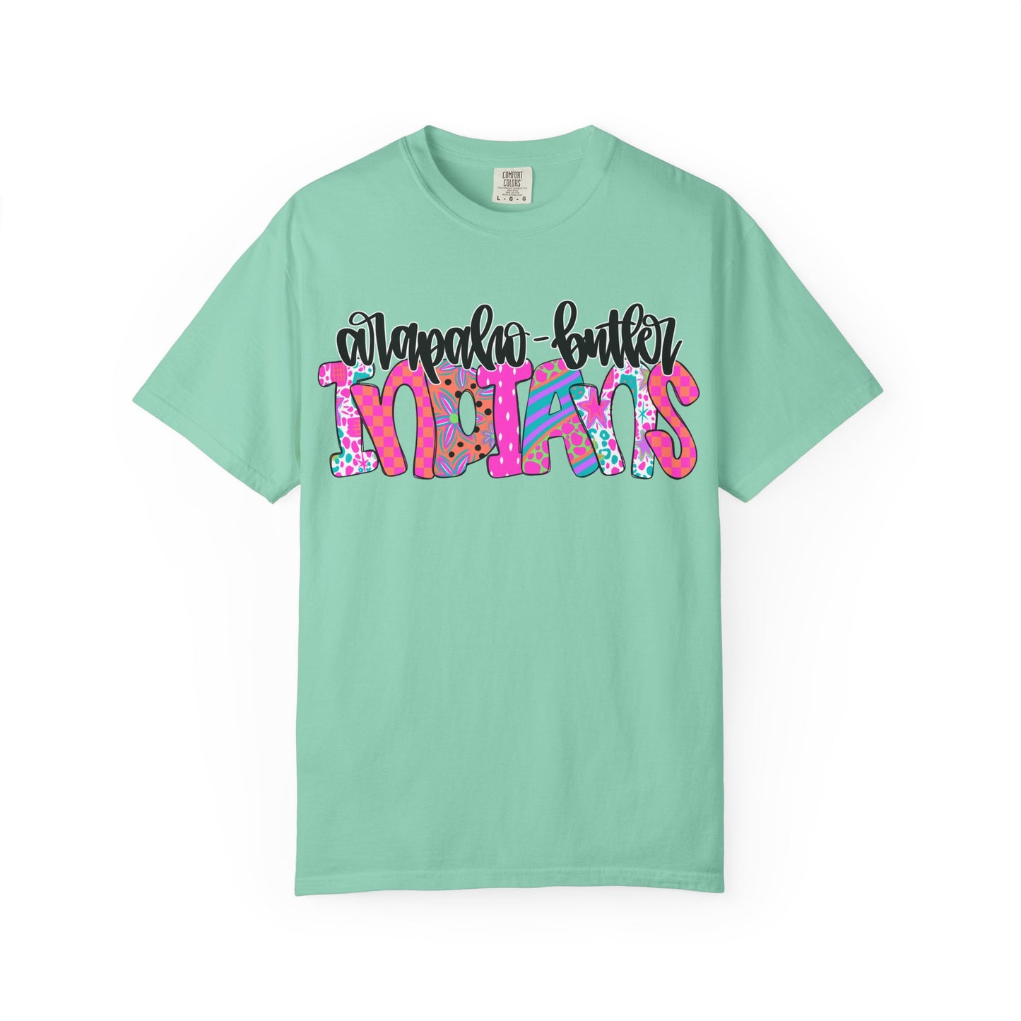 AB Indians Funky Stacked Comfort Colors Tee