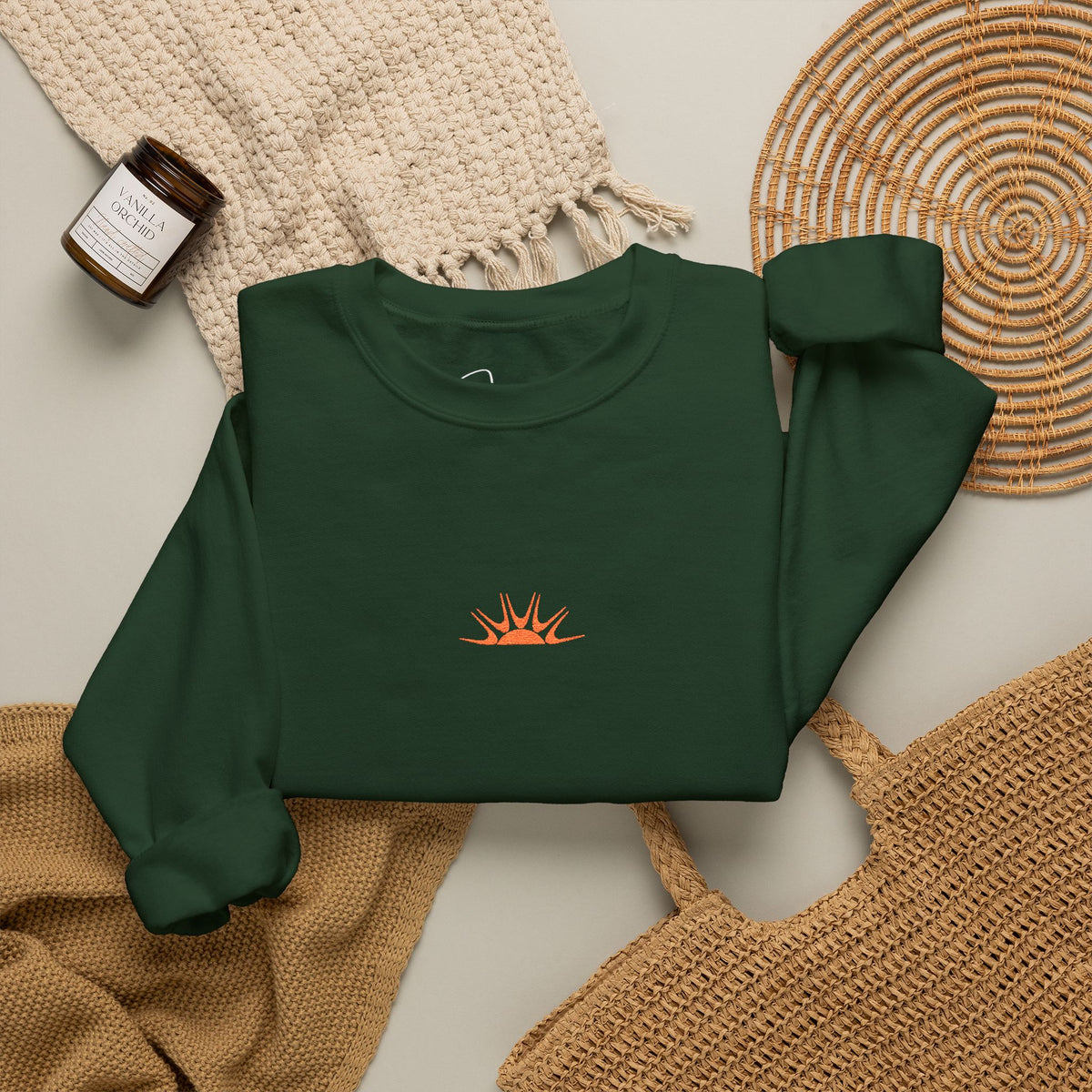 TheraWest Logo Embroidered Unisex Heavy Blend™ Crewneck Sweatshirt