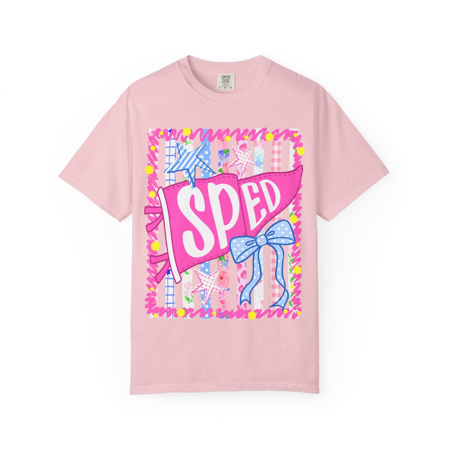 SPED Pennant Flag Stripes Comfort Colors