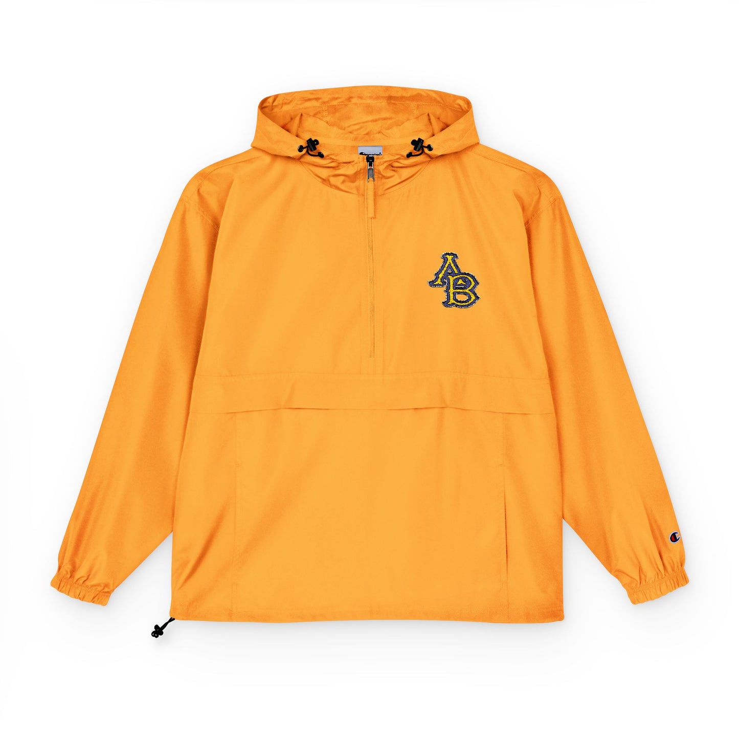 Champion Embroidered Unisex Packable Anorak Jacket AB logo
