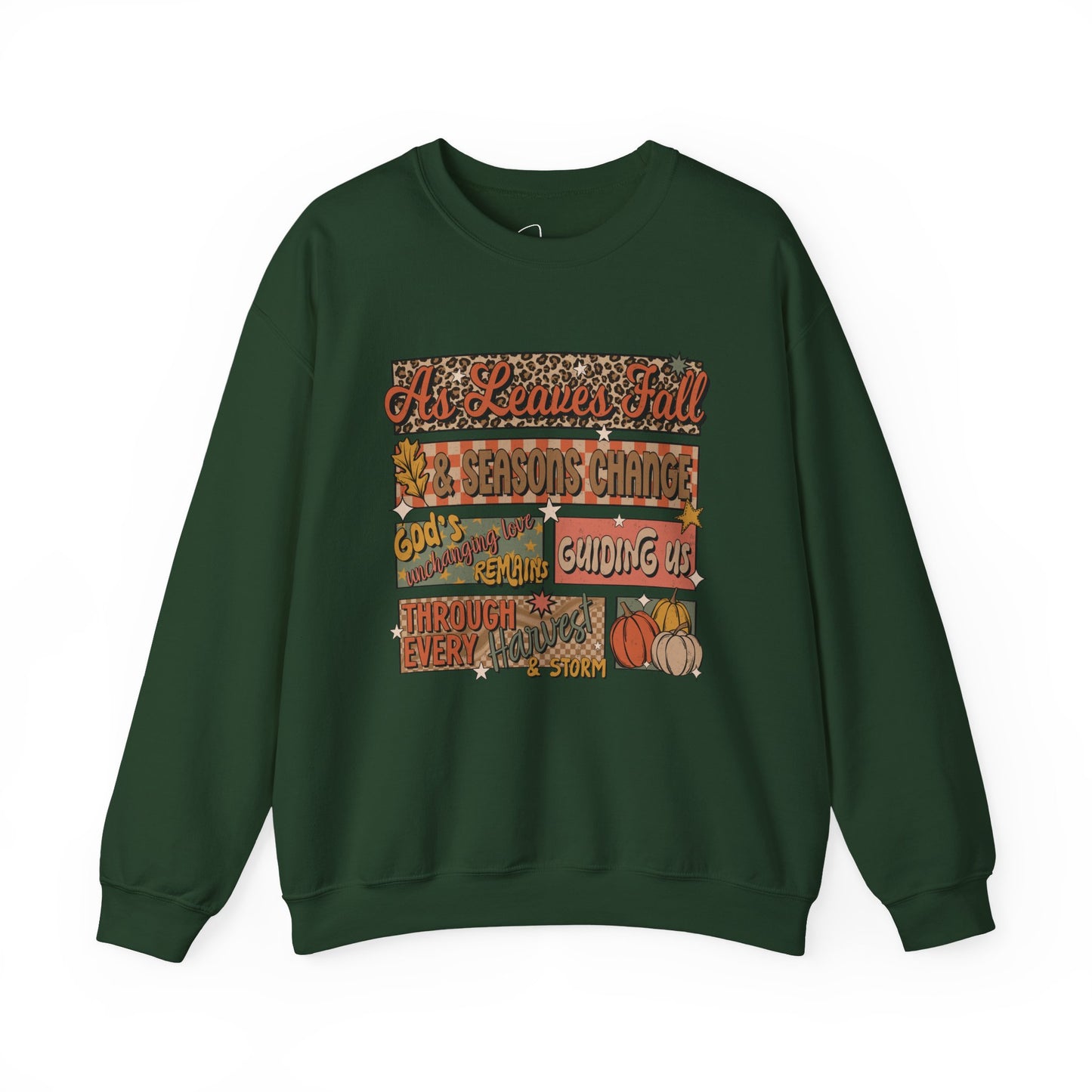 As Leaves Fall Gildan Crewneck