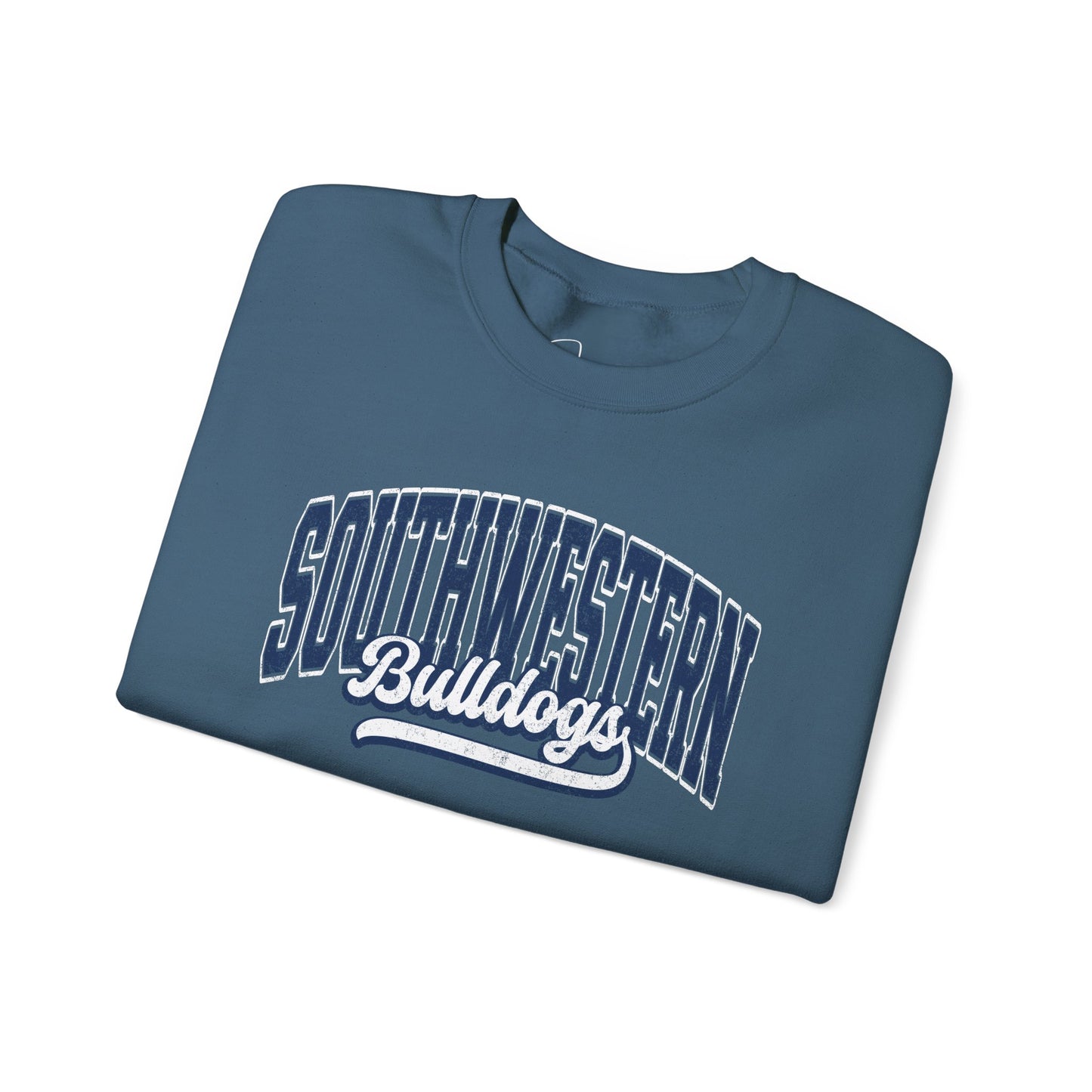 Retro bulldogs Heavy Blend™ Crewneck Sweatshirt