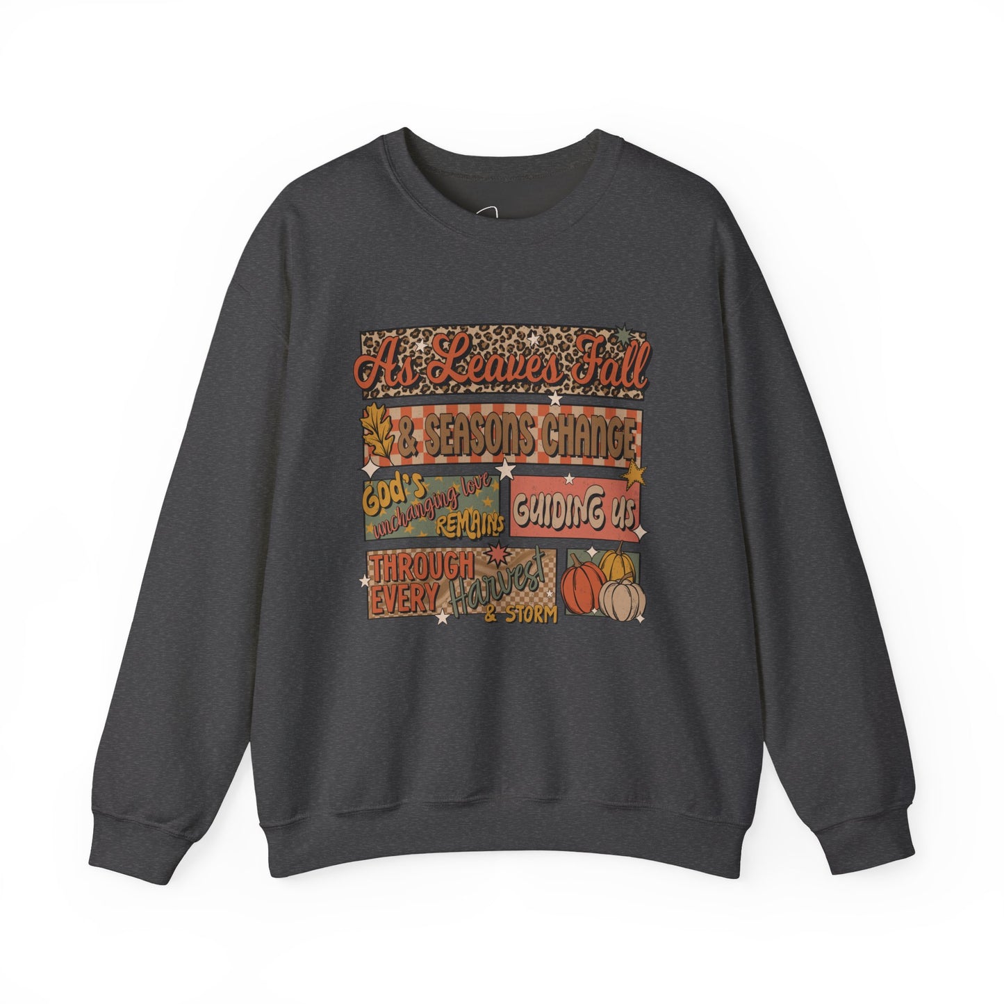 As Leaves Fall Gildan Crewneck