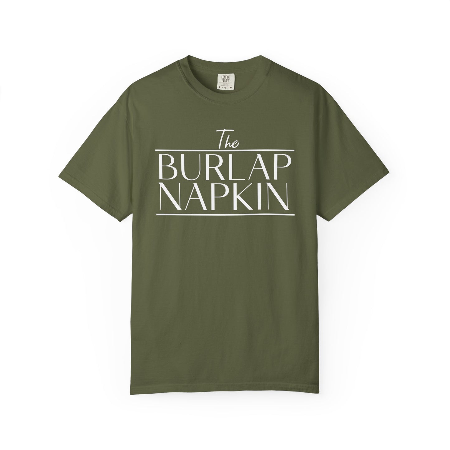Burlap Napkin Comfort Colors Front/Back