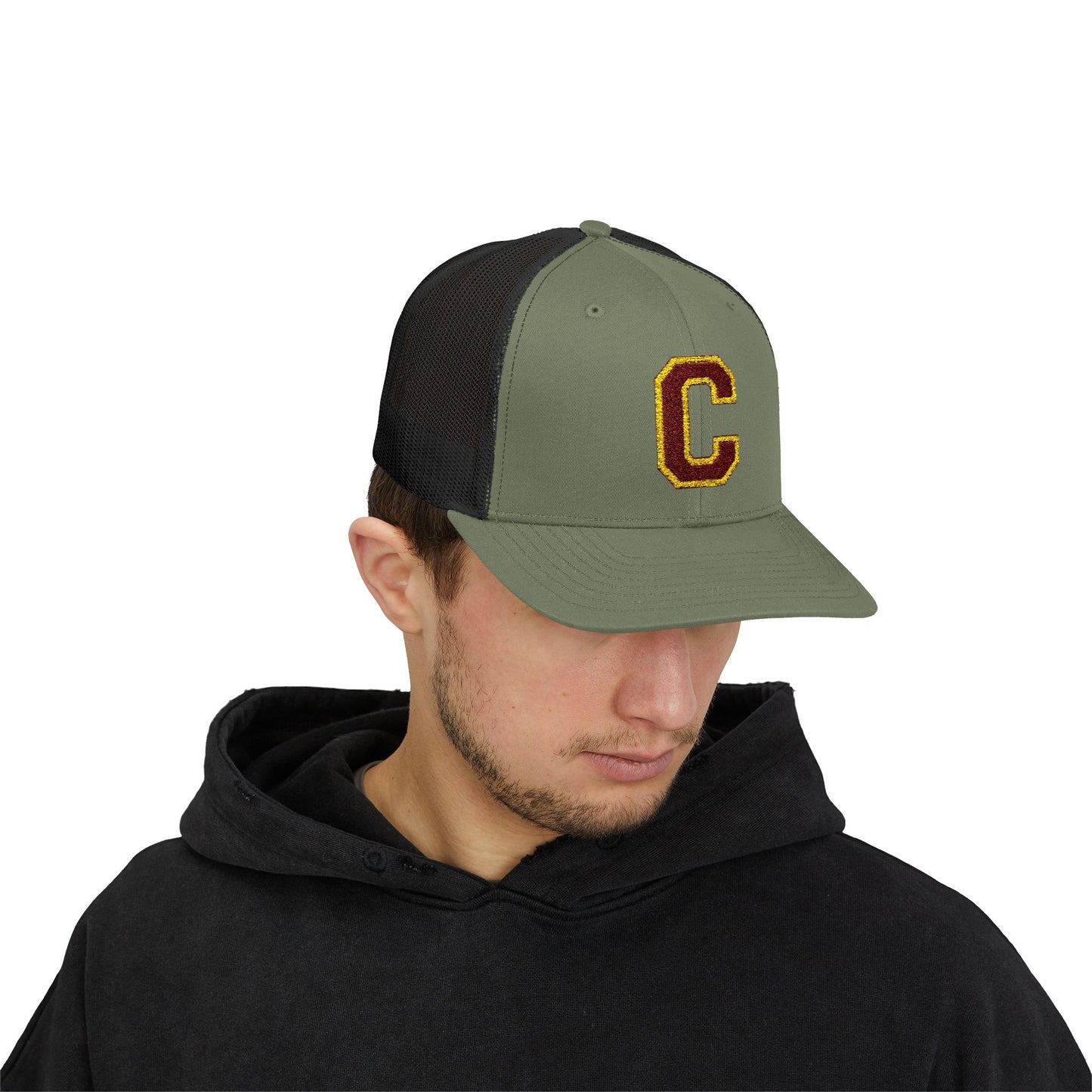 Snapback Trucker Cap Embroidered Clinton