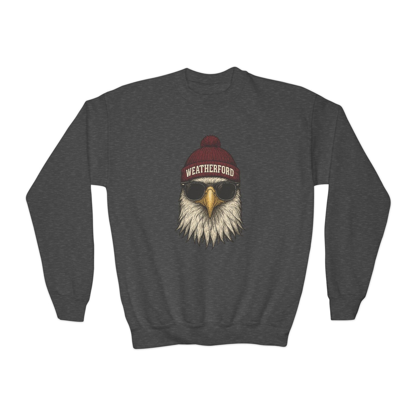 Youth Eagle w/ Beanie crewneck