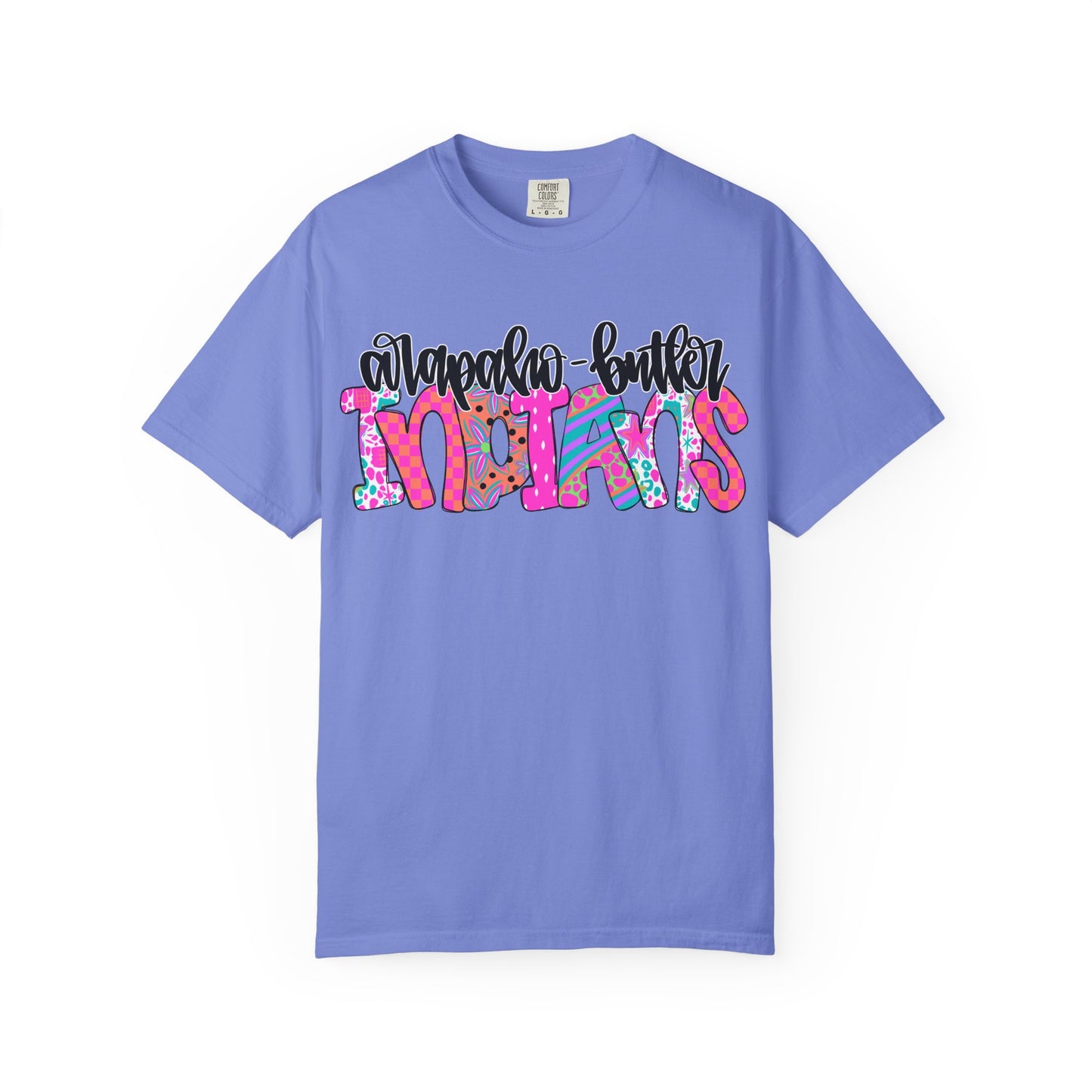 AB Indians Funky Stacked Comfort Colors Tee