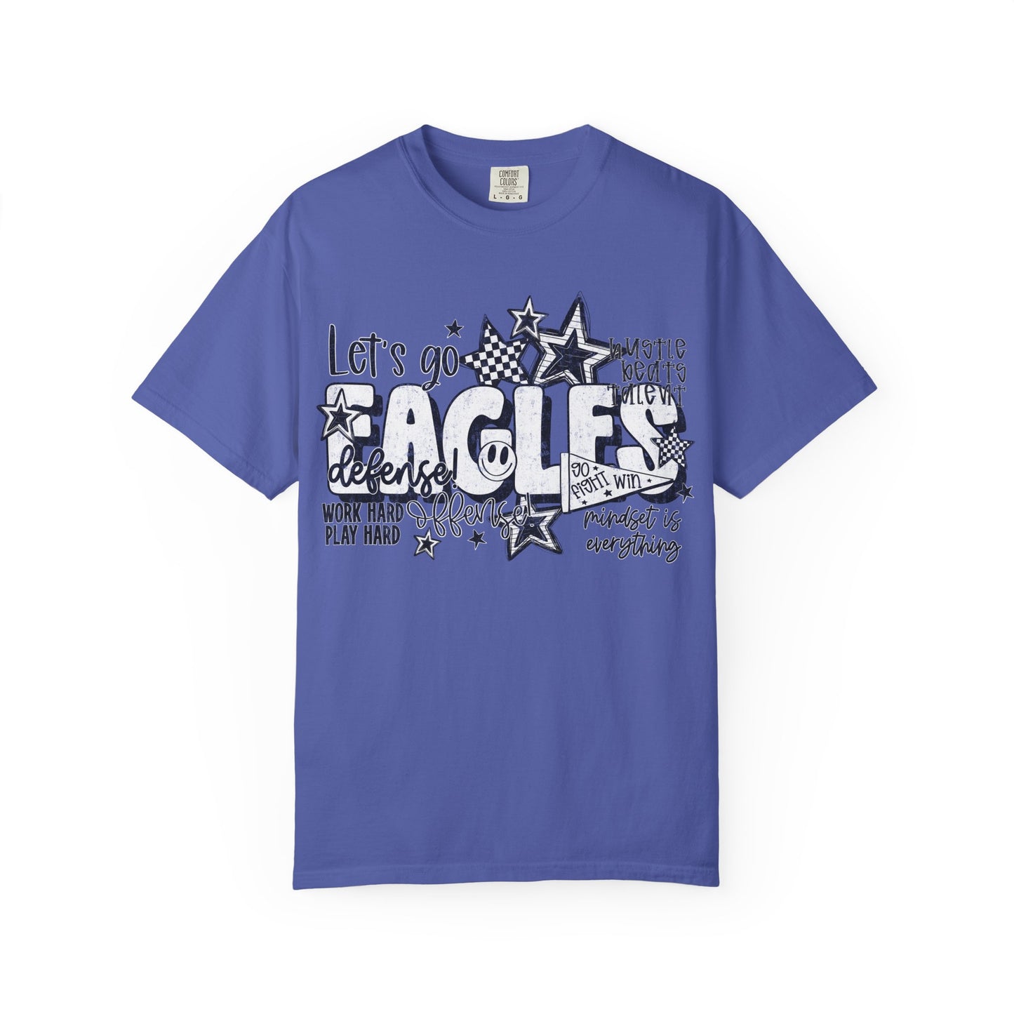 Lets Go Eagles Comfort Colors