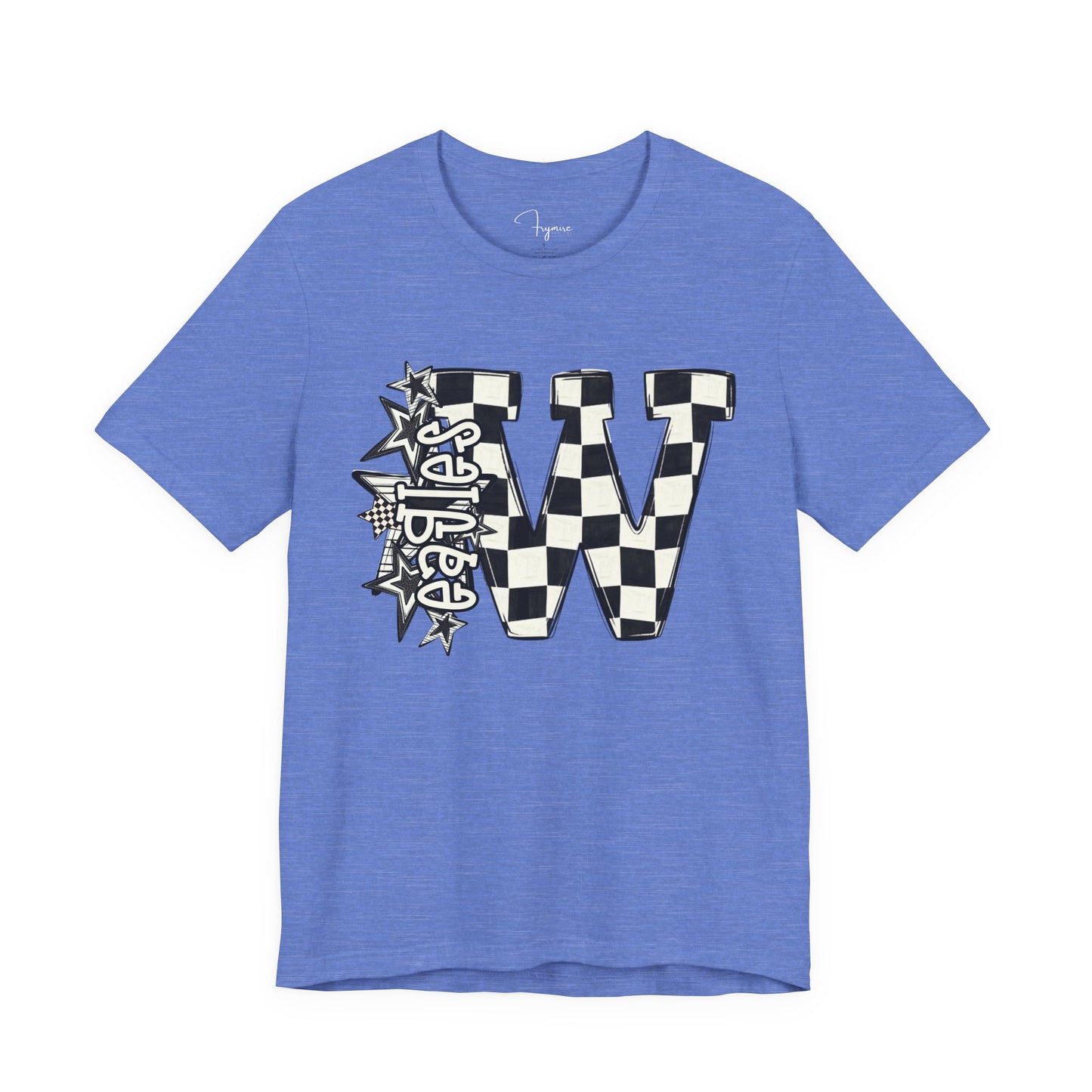 Checkered Weatherford Eagles Bella Canvas Tee