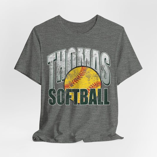Thomas Softball Tee Bella Canvas