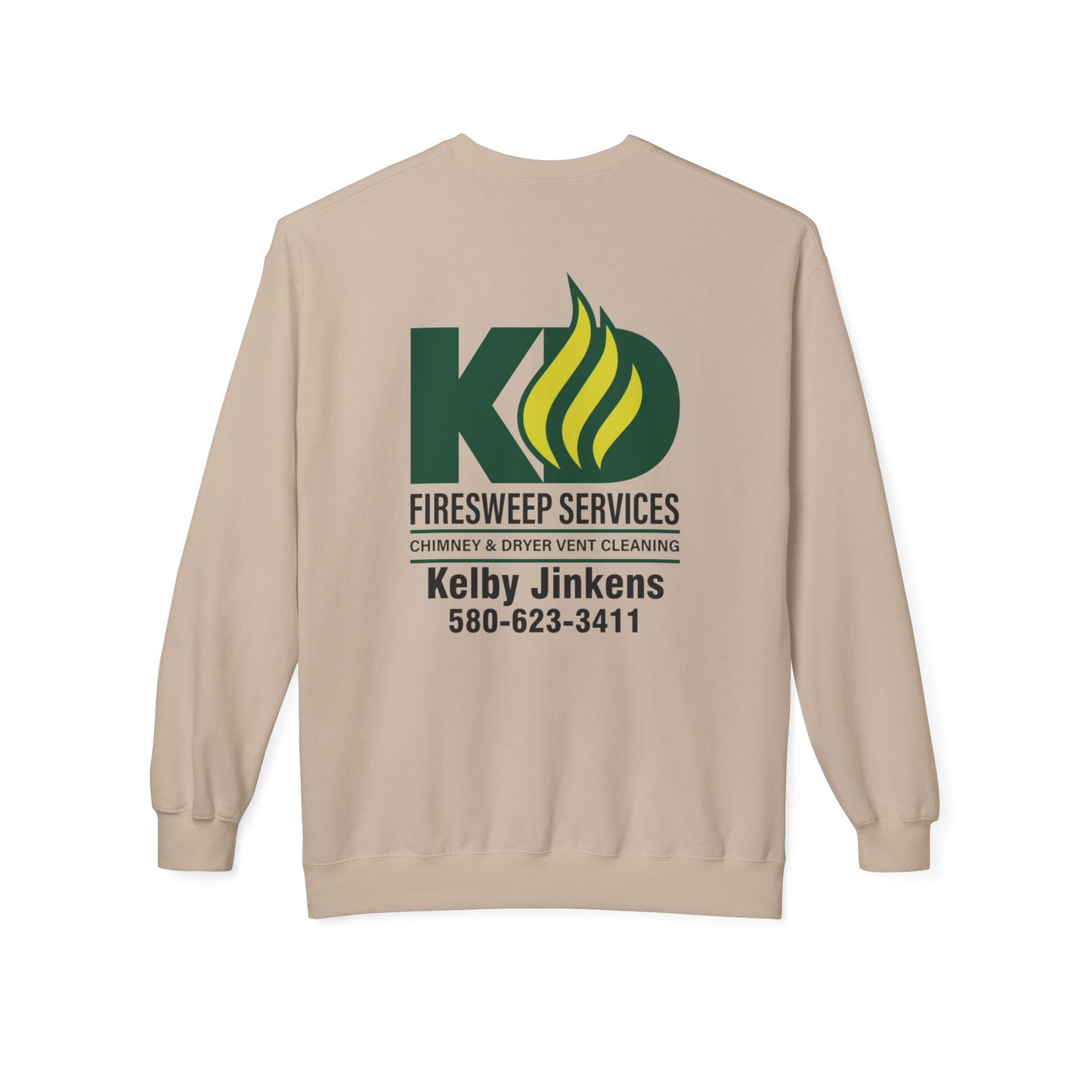 Front Back Gildan Crewneck Kelby