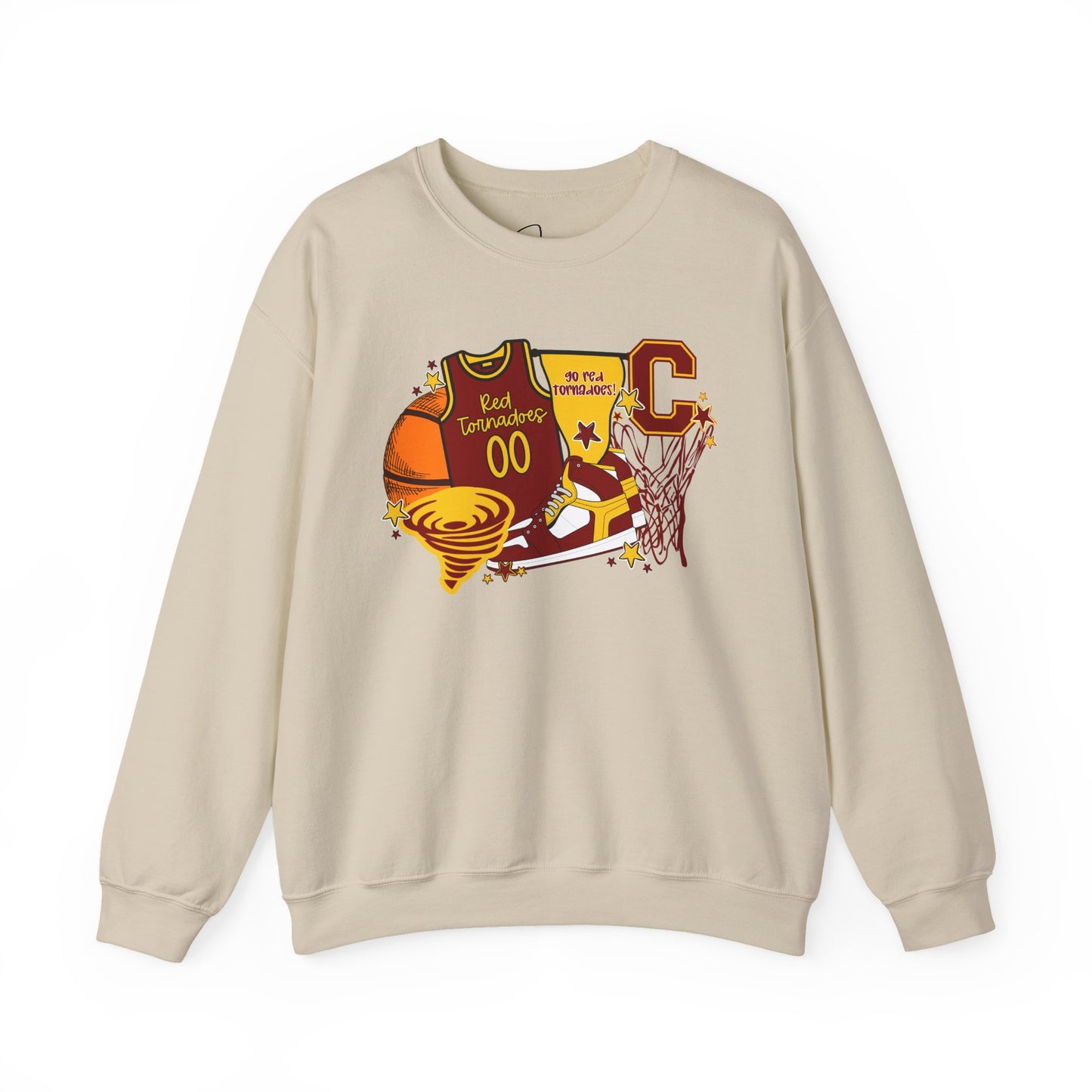 Limited Time Clinton Red Tornadoes Custom Jersey Crewneck