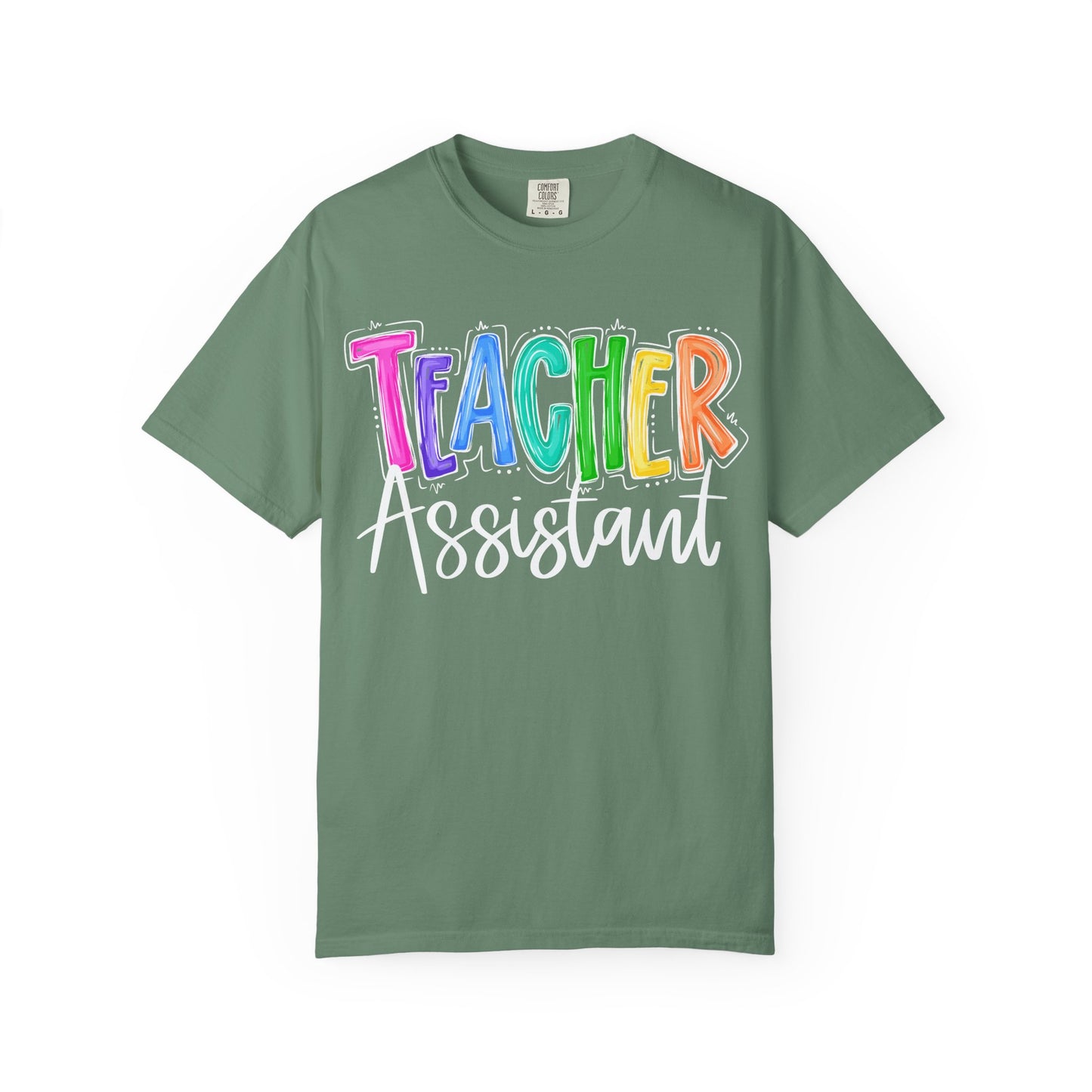 Teacher Assistant Comfort Colors Tee