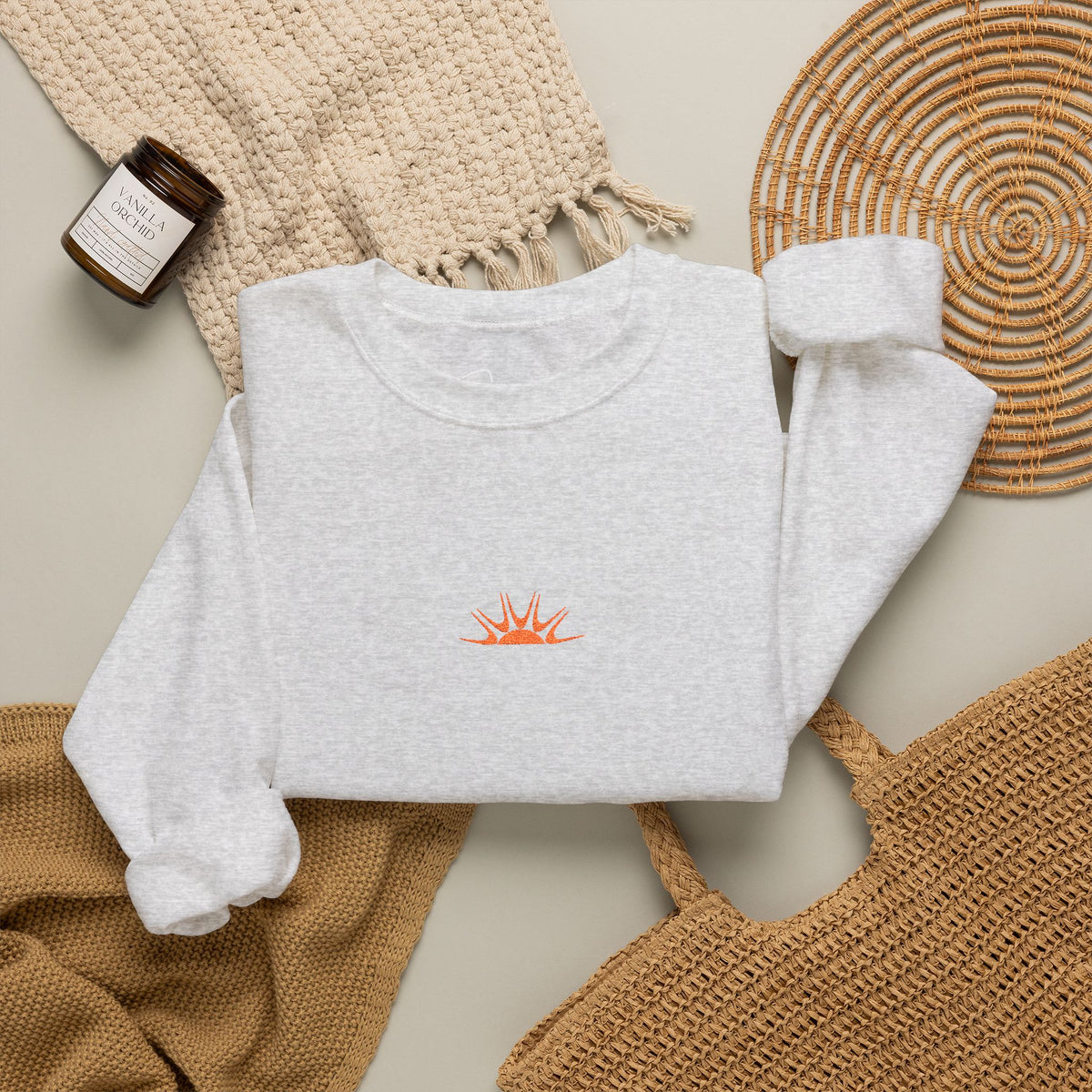 TheraWest Logo Embroidered Unisex Heavy Blend™ Crewneck Sweatshirt