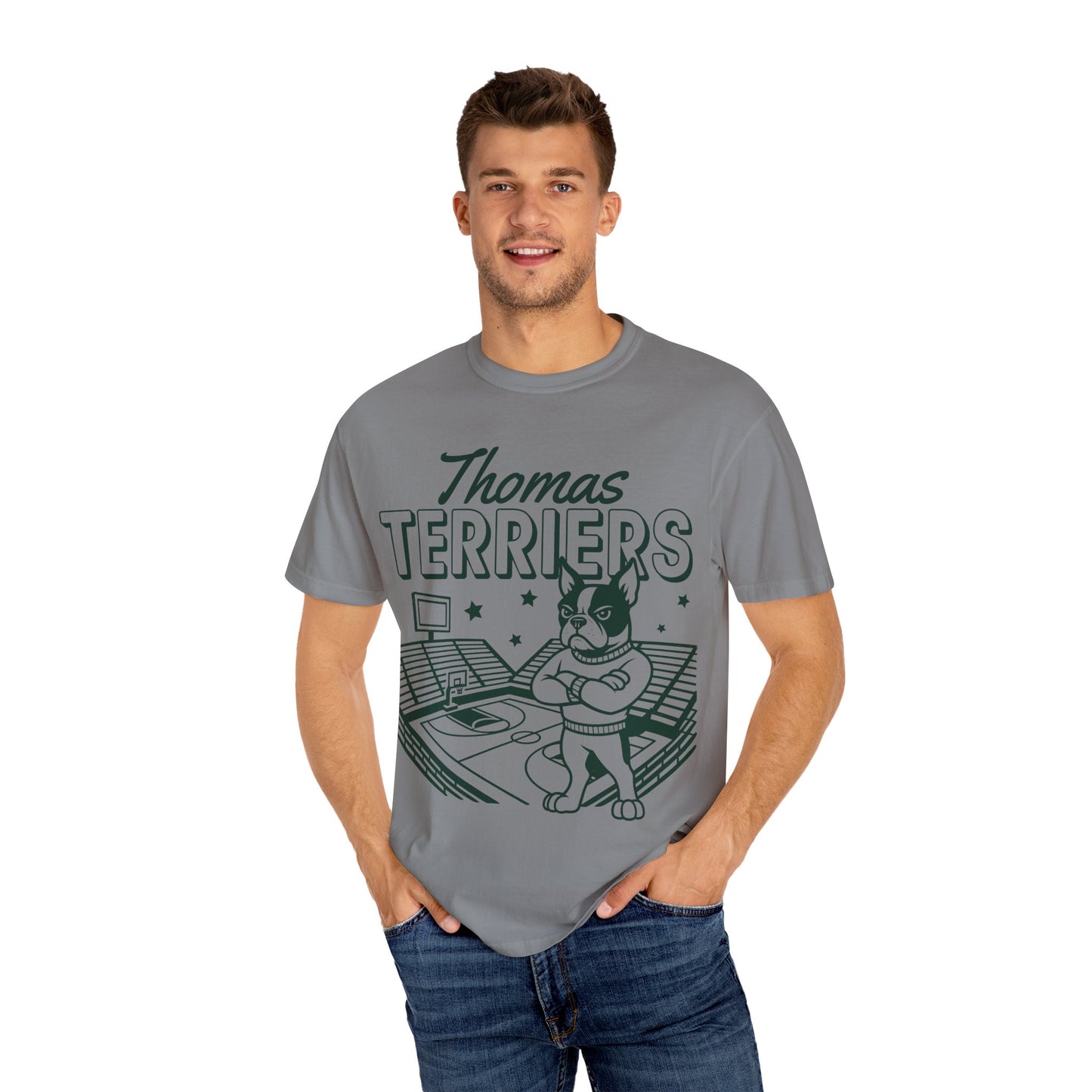 Thomas Terriers Basketball Tee
