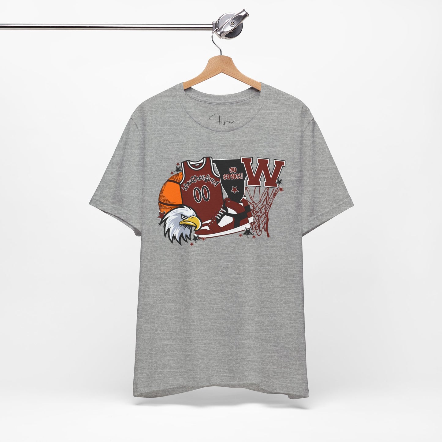 Limited Time Weatherford Eagles Custom Jersey Bella Canvas Tee