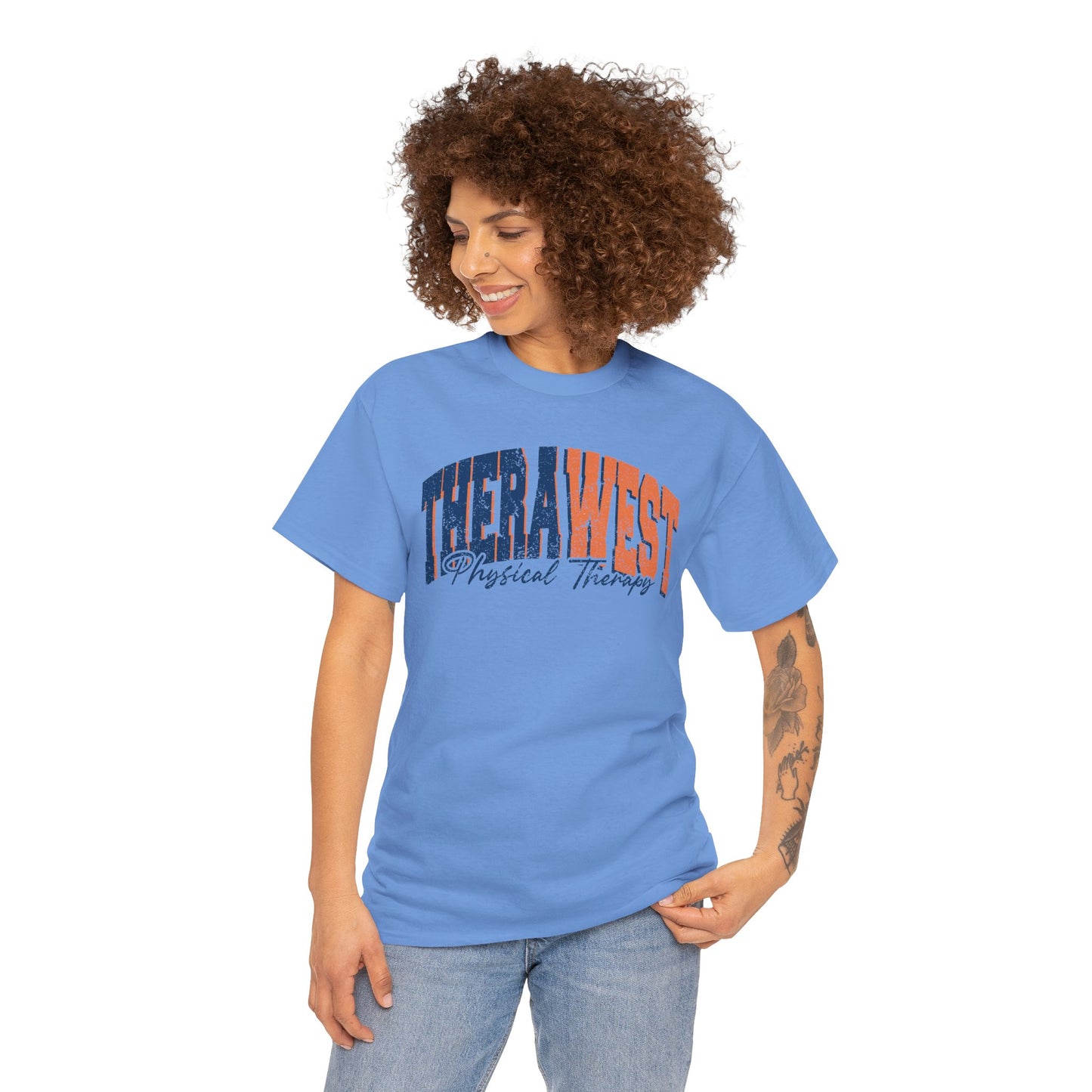 TheraWest Varsity Style Grunge Look Gildan Tee
