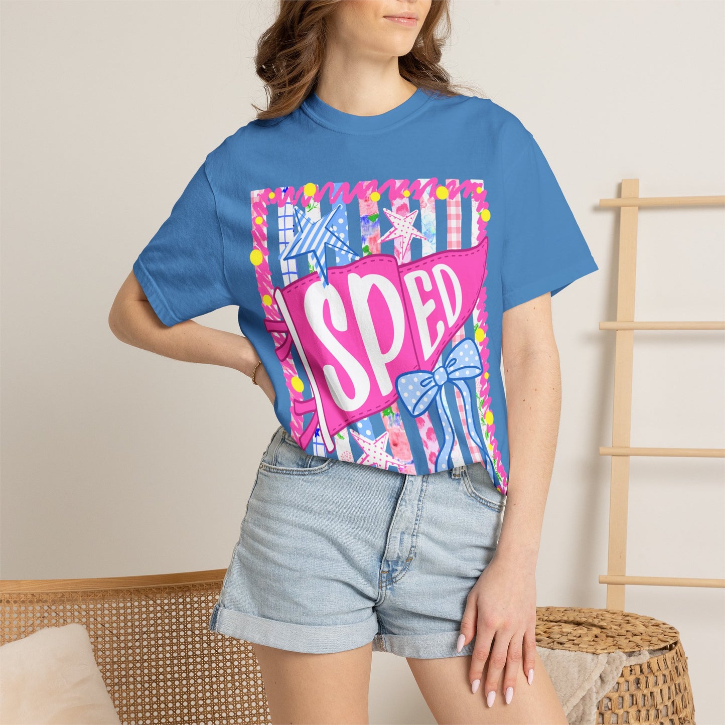 SPED Pennant Flag Stripes Comfort Colors