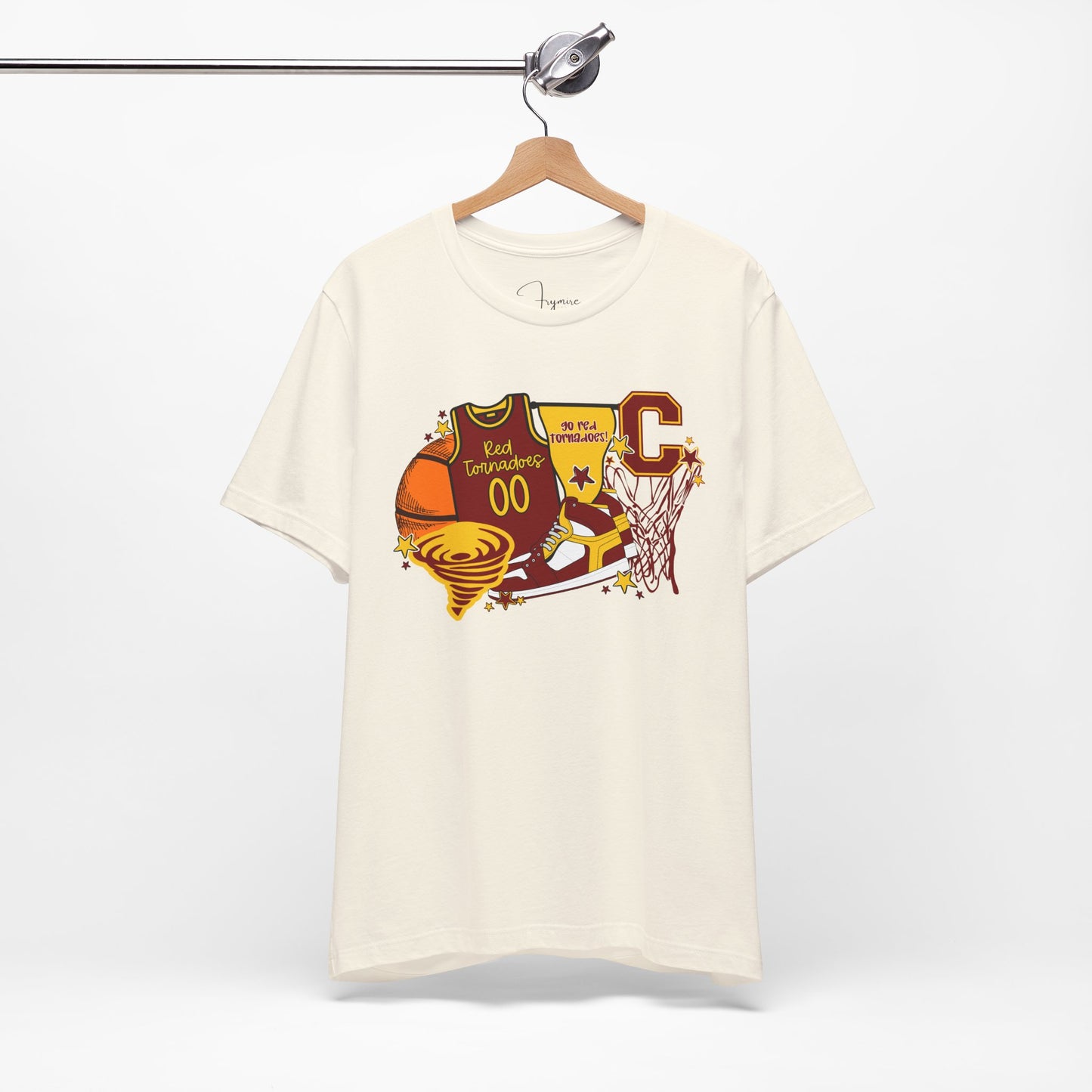 Limited Time Clinton Red Tornadoes Custom Jersey Bella Canvas Tee