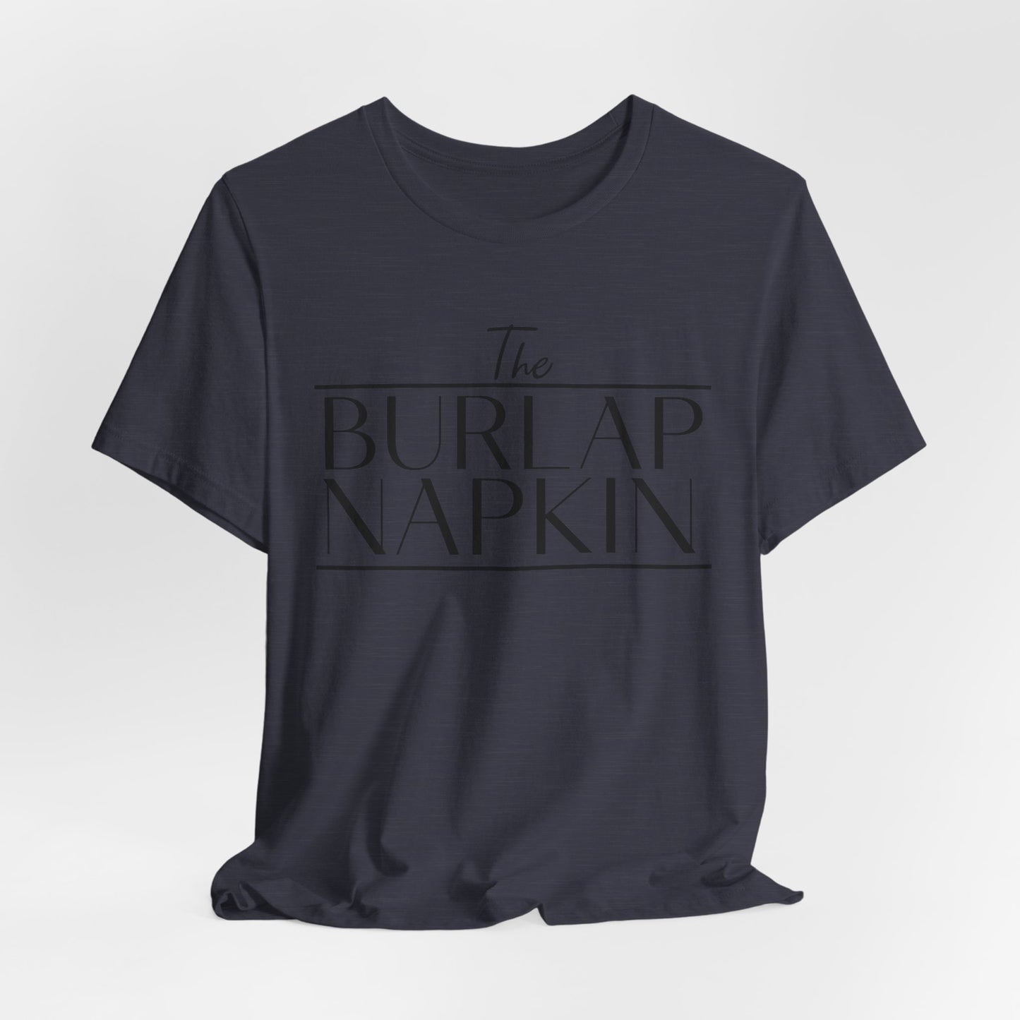 Burlap Napkin Front Only Bella Canvas