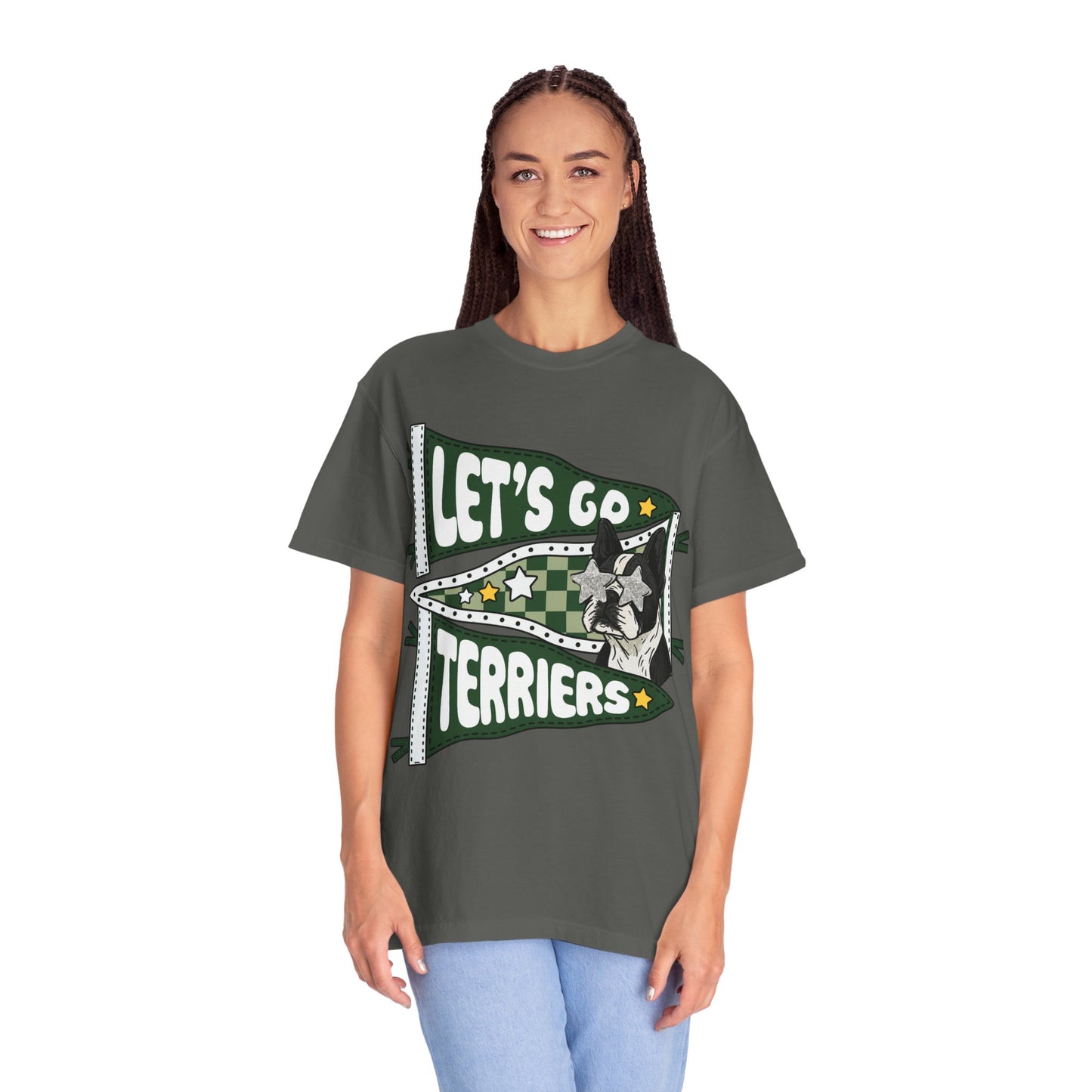 Pennant Flag Terriers Comfort Colors