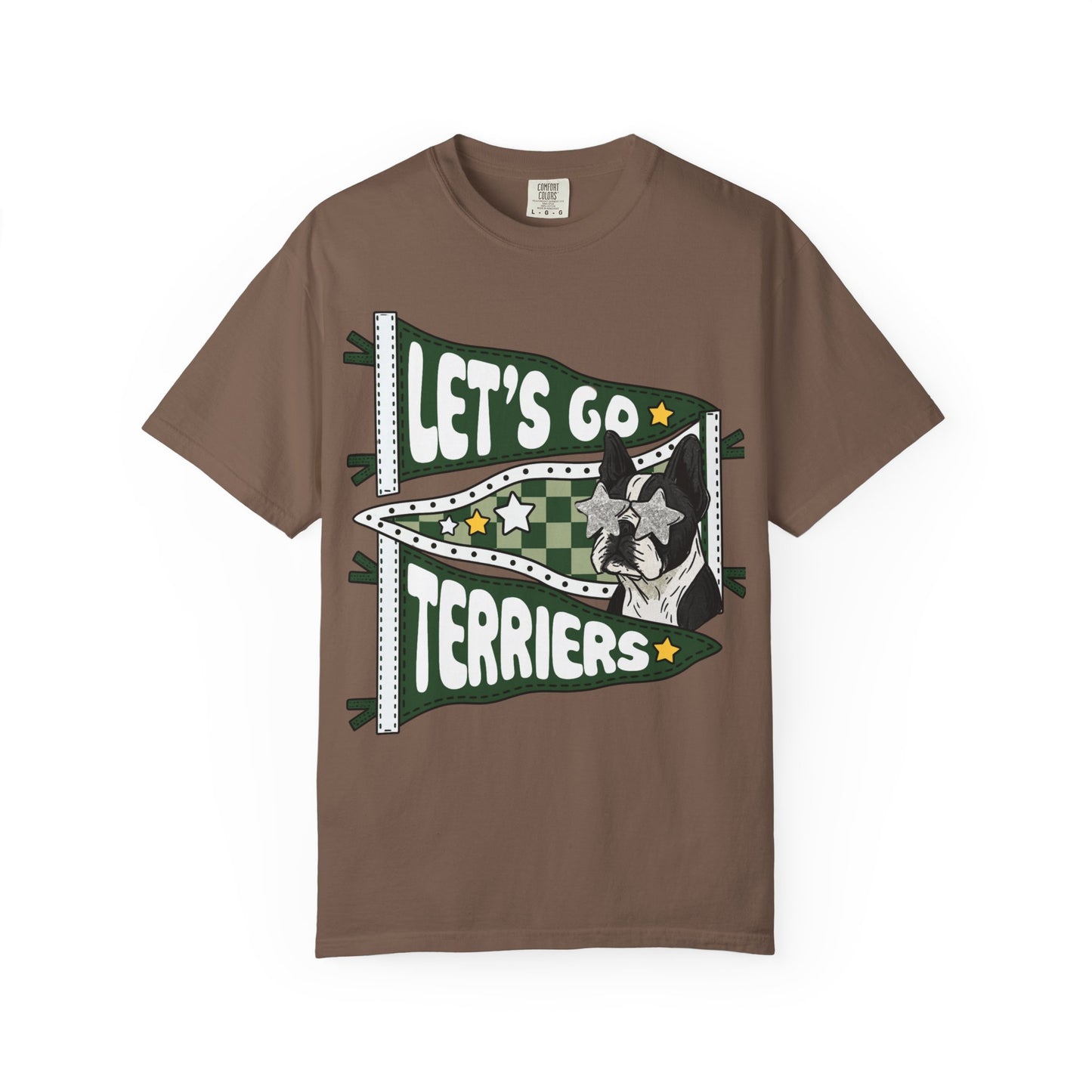 Pennant Flag Terriers Comfort Colors