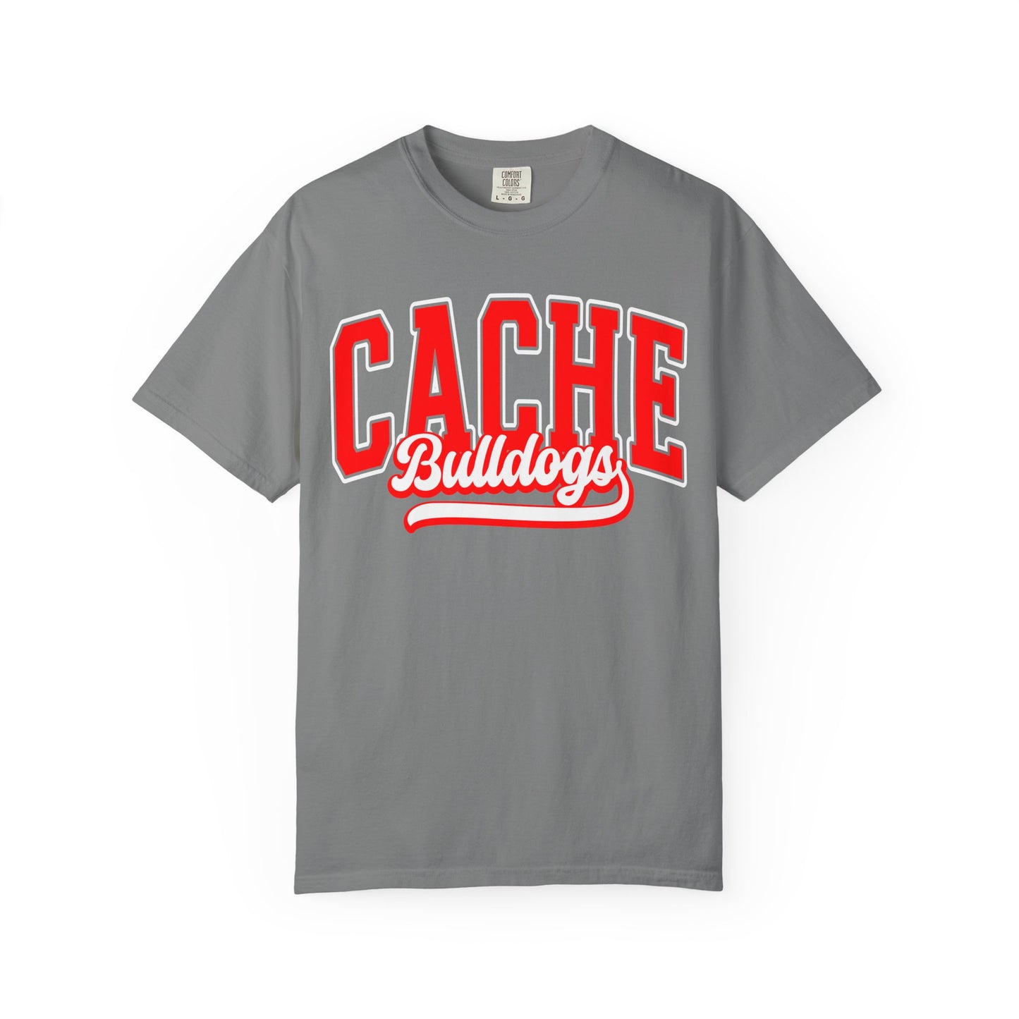 Cache Bulldogs Retro Comfort Colors Tee