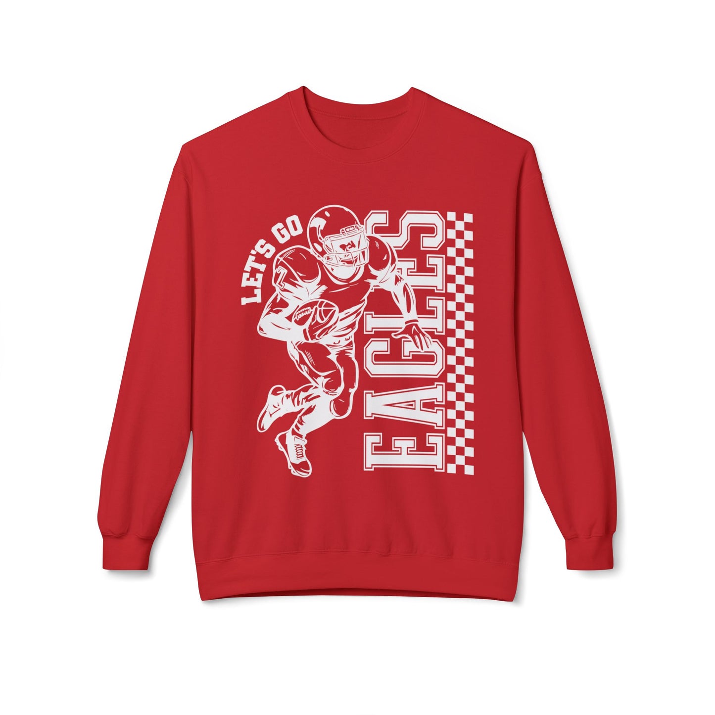 Eagles Football Lets Go Softstyle Crewneck