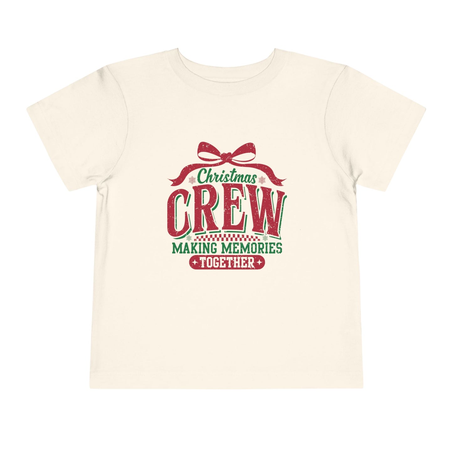 Toddler Short Sleeve Tee Christmas Crew