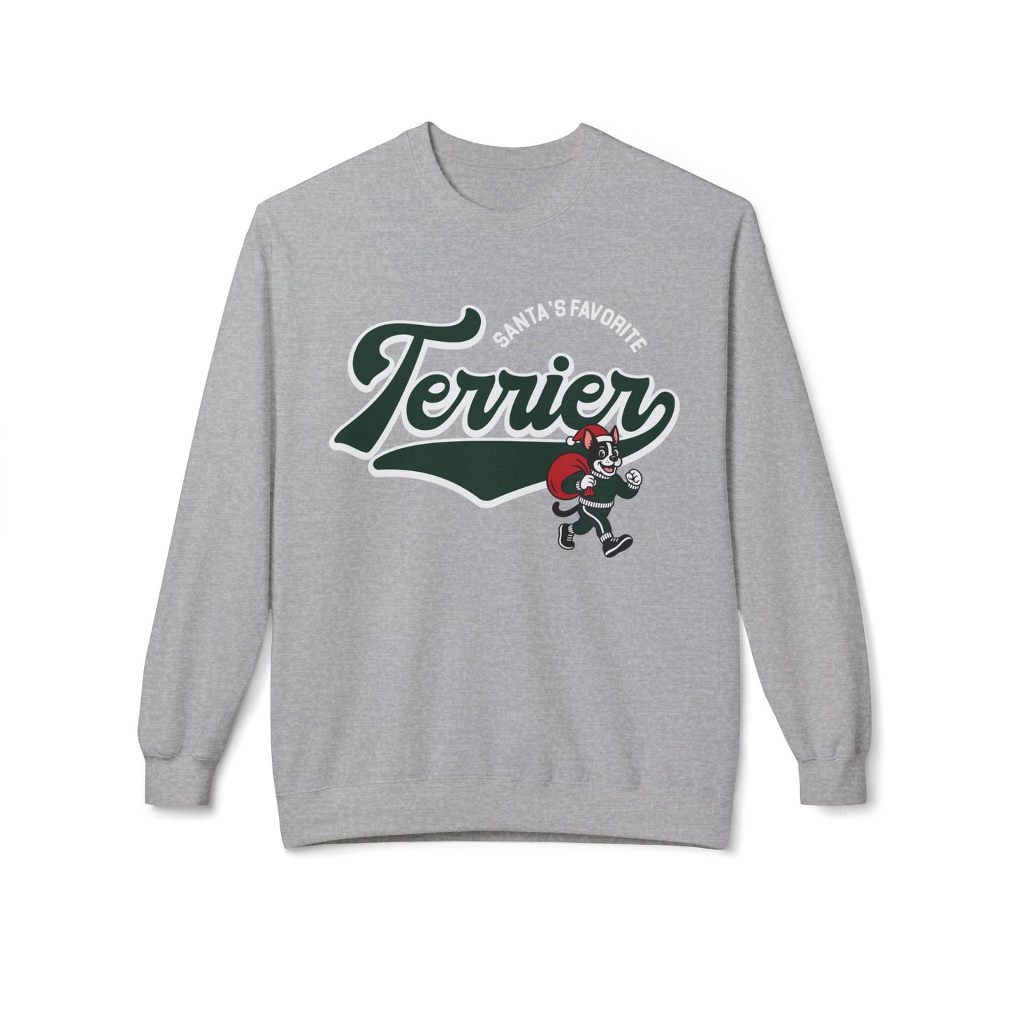 Santa's Favorite Terrier Crewneck Sweatshirt