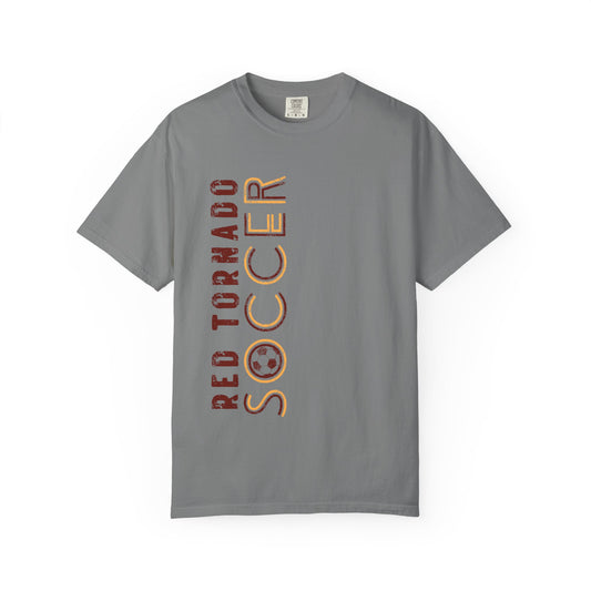 Red Tornado Soccer Comfort Colors Tee