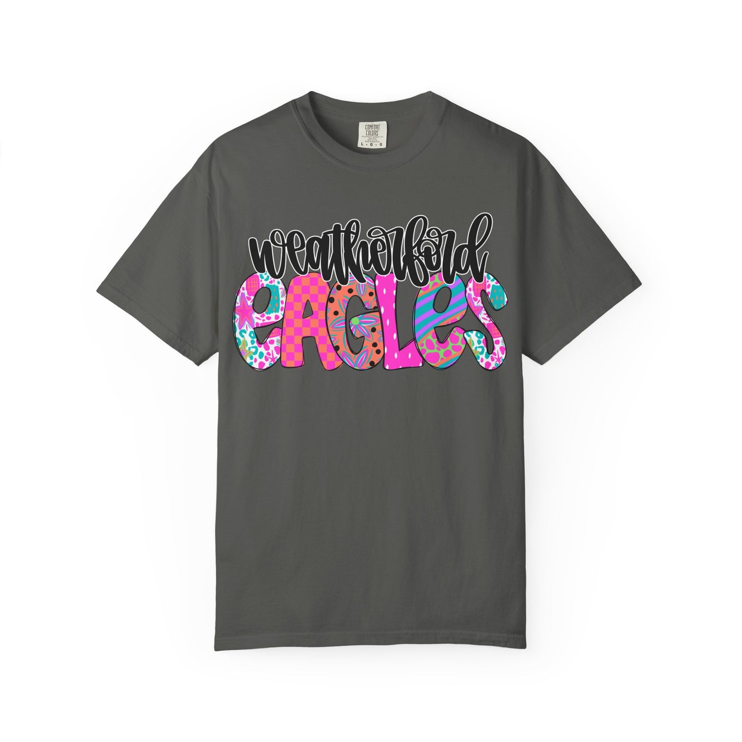 Weatherford Eagles Funky Comfort Colors Tee