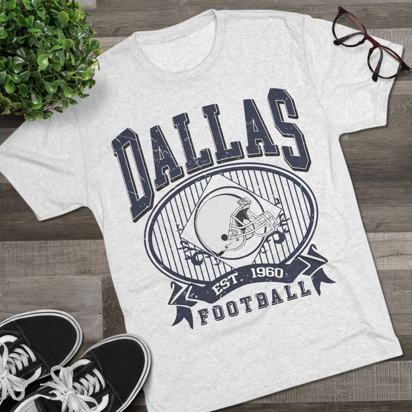 Dallas Football Super Soft Tri Blend Tee