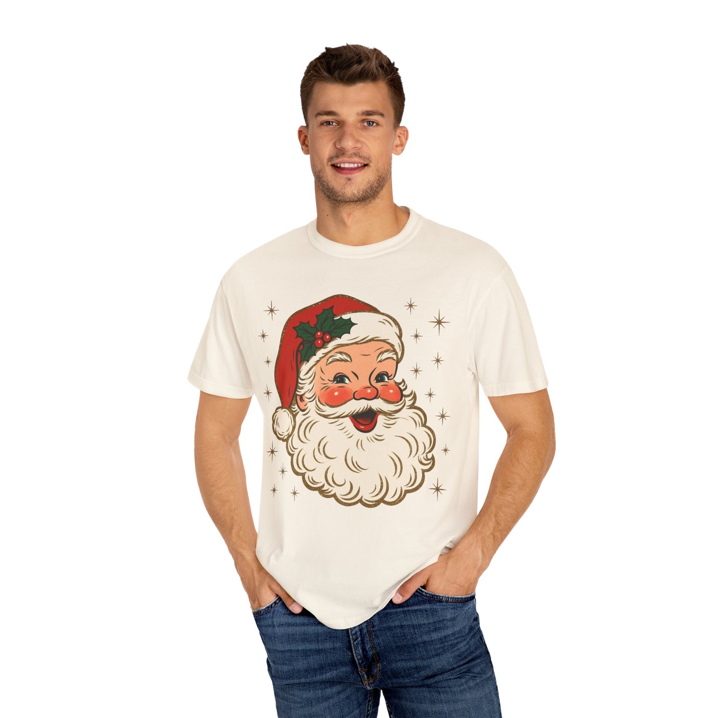 Retro Santa Comfort Colors Tee
