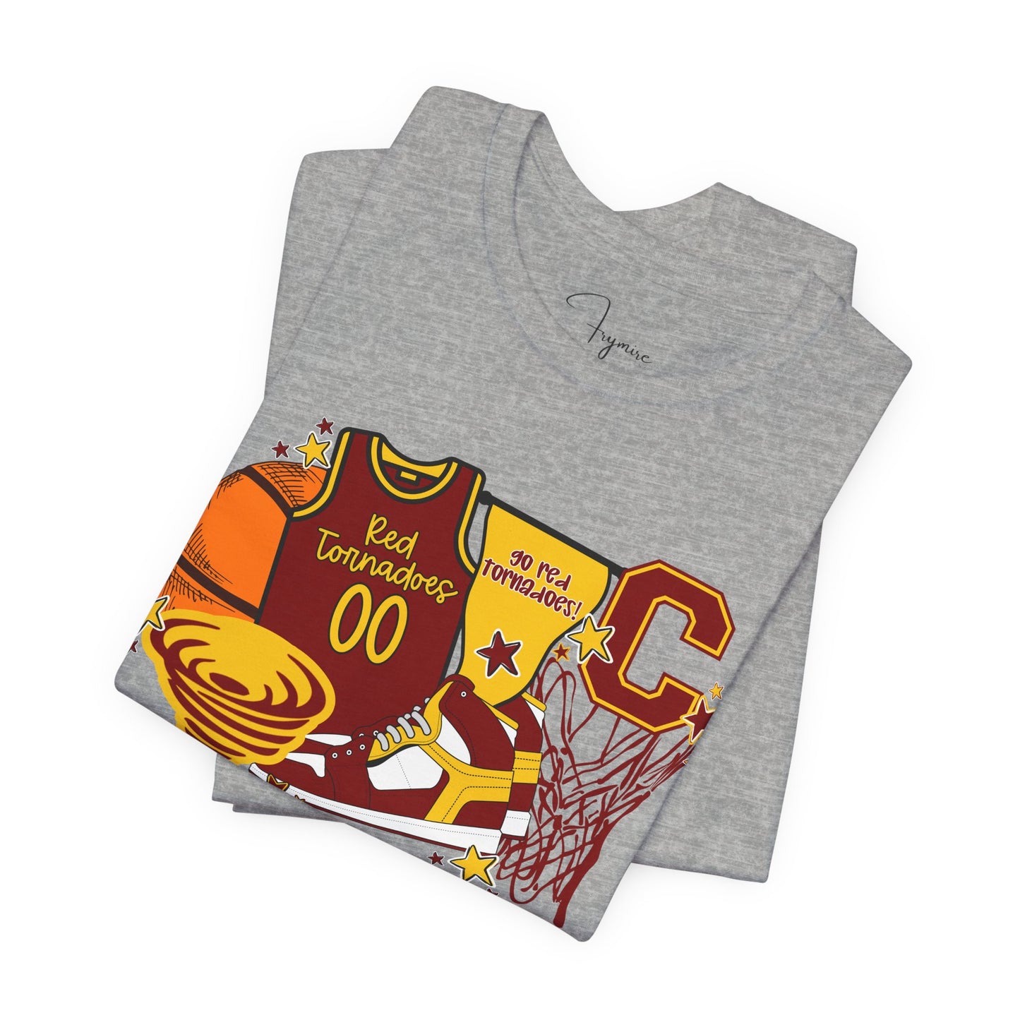 Limited Time Clinton Red Tornadoes Custom Jersey Bella Canvas Tee
